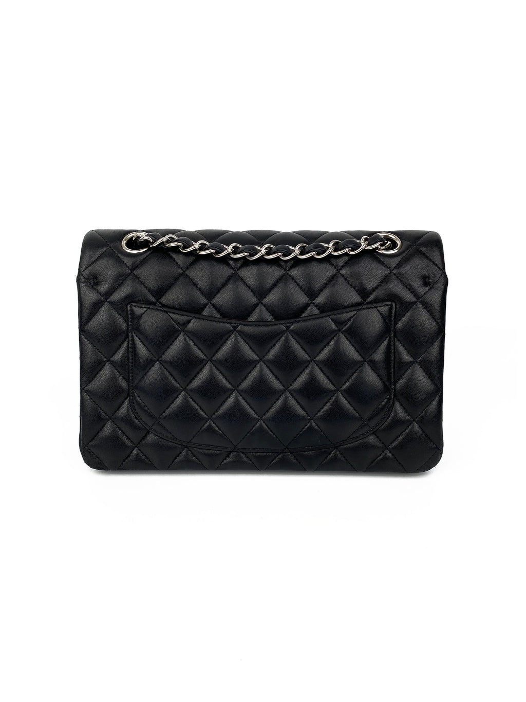 Chanel Small Black Lambskin Classic Flap Bag