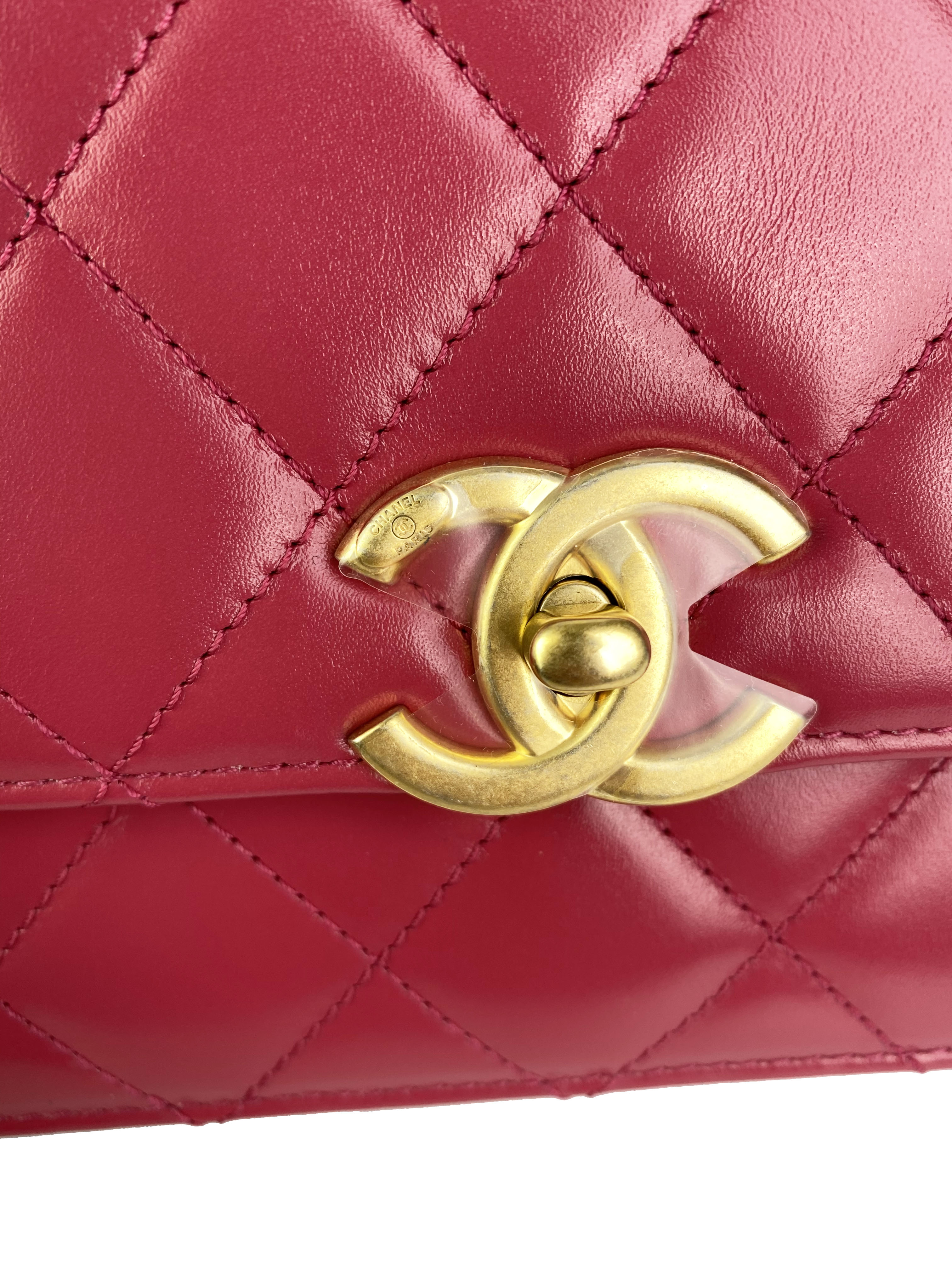 Chanel Small Deep Pink Flap Bag