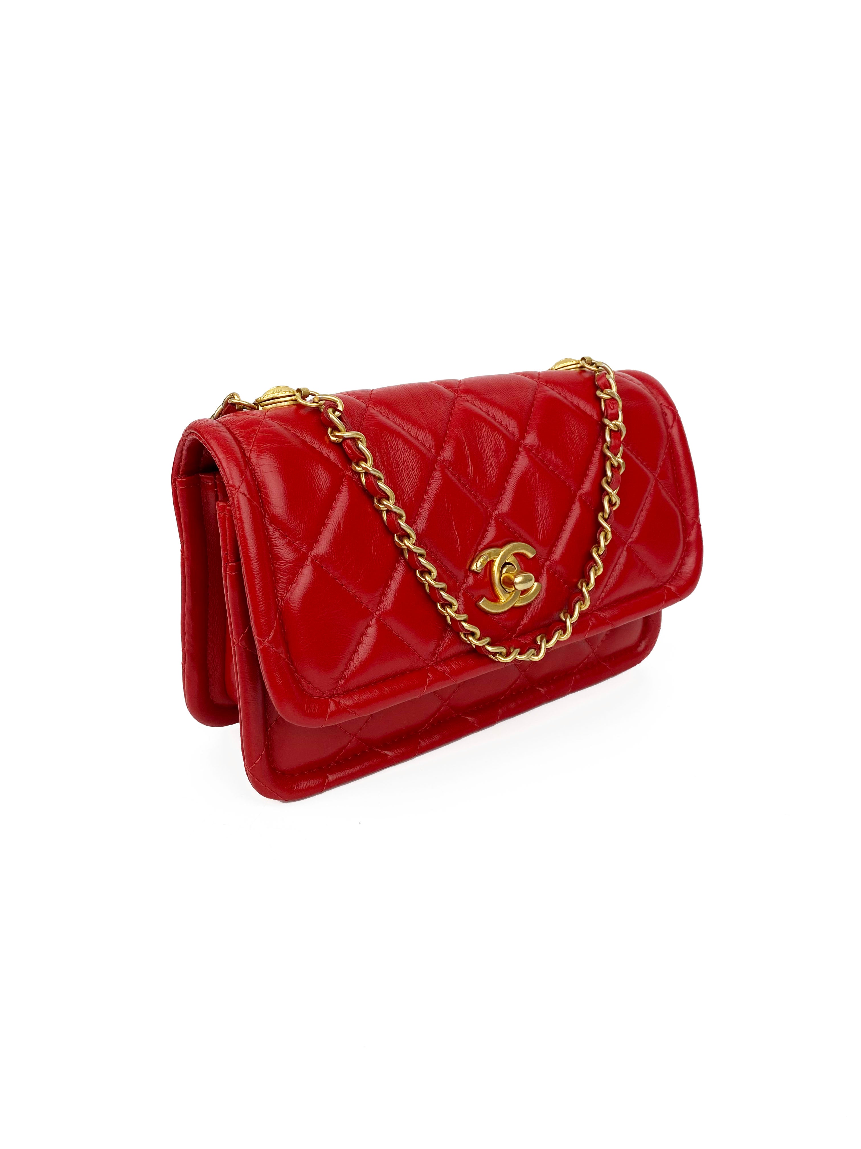 Chanel Small Red Flap Bag – Votre Luxe