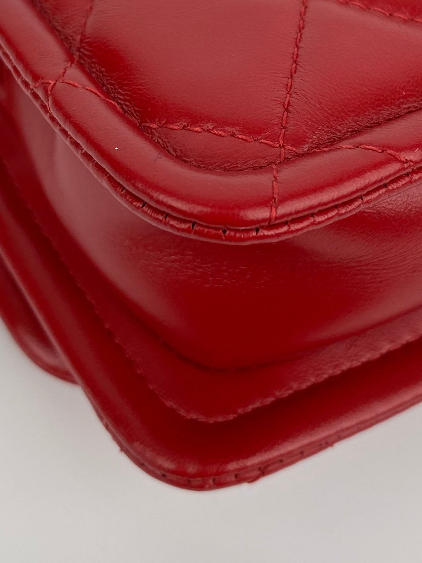 Chanel Small Red Flap Bag
