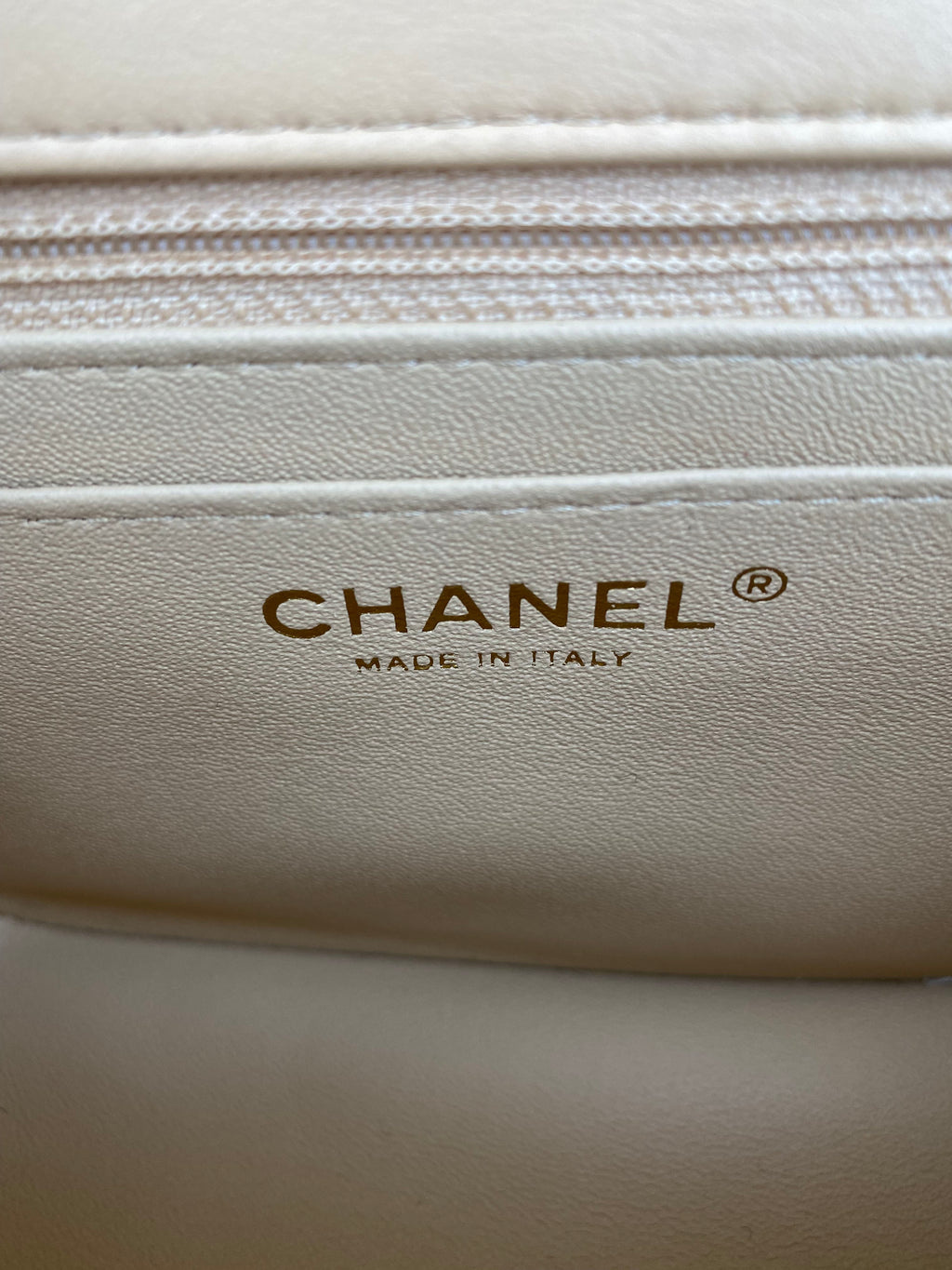 Chanel Small Square Nude Flap Bag