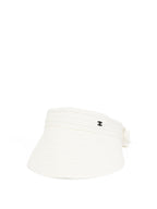 Chanel White Sun Visor Hat M