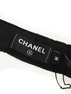Chanel White Sun Visor Hat M