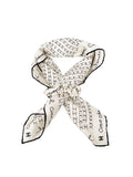 Chanel White & Black Scrunchie & Headscarf