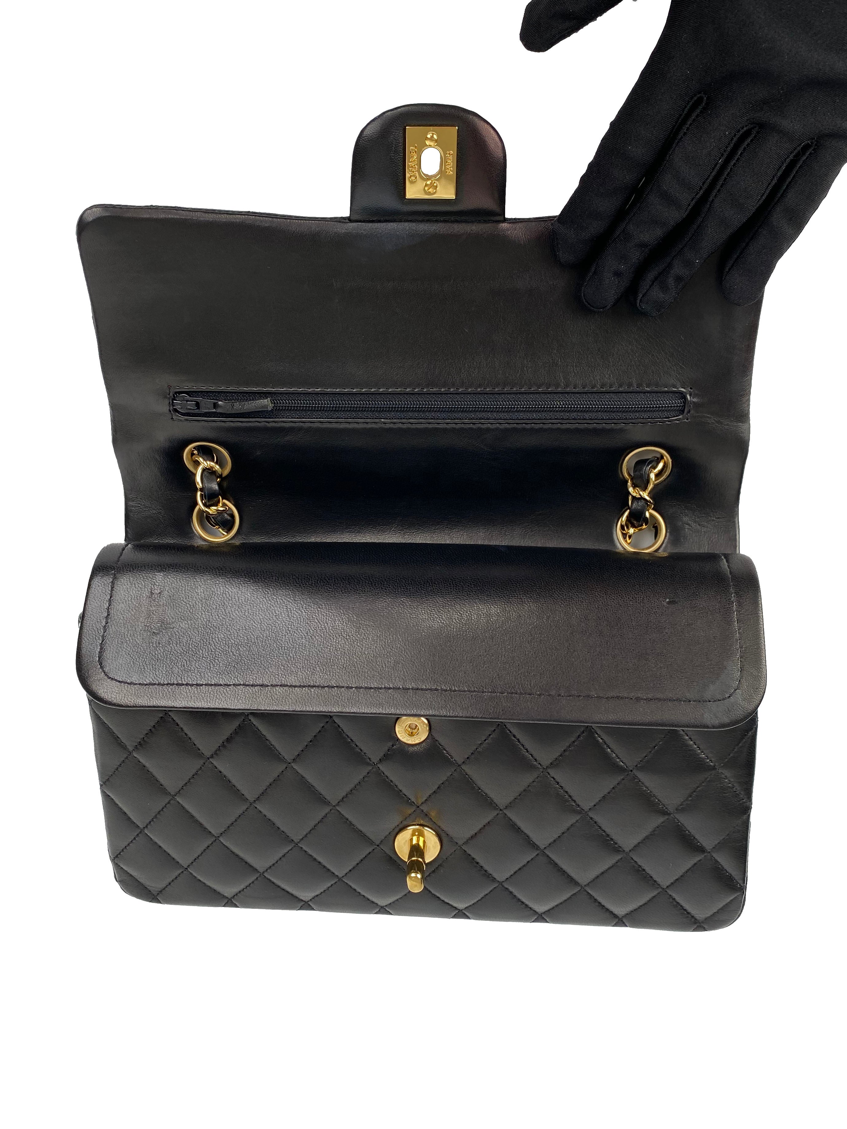 Chanel Black Medium Quilted Classic Flap Bag