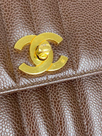 Chanel Brown Small Vintage Flap Bag