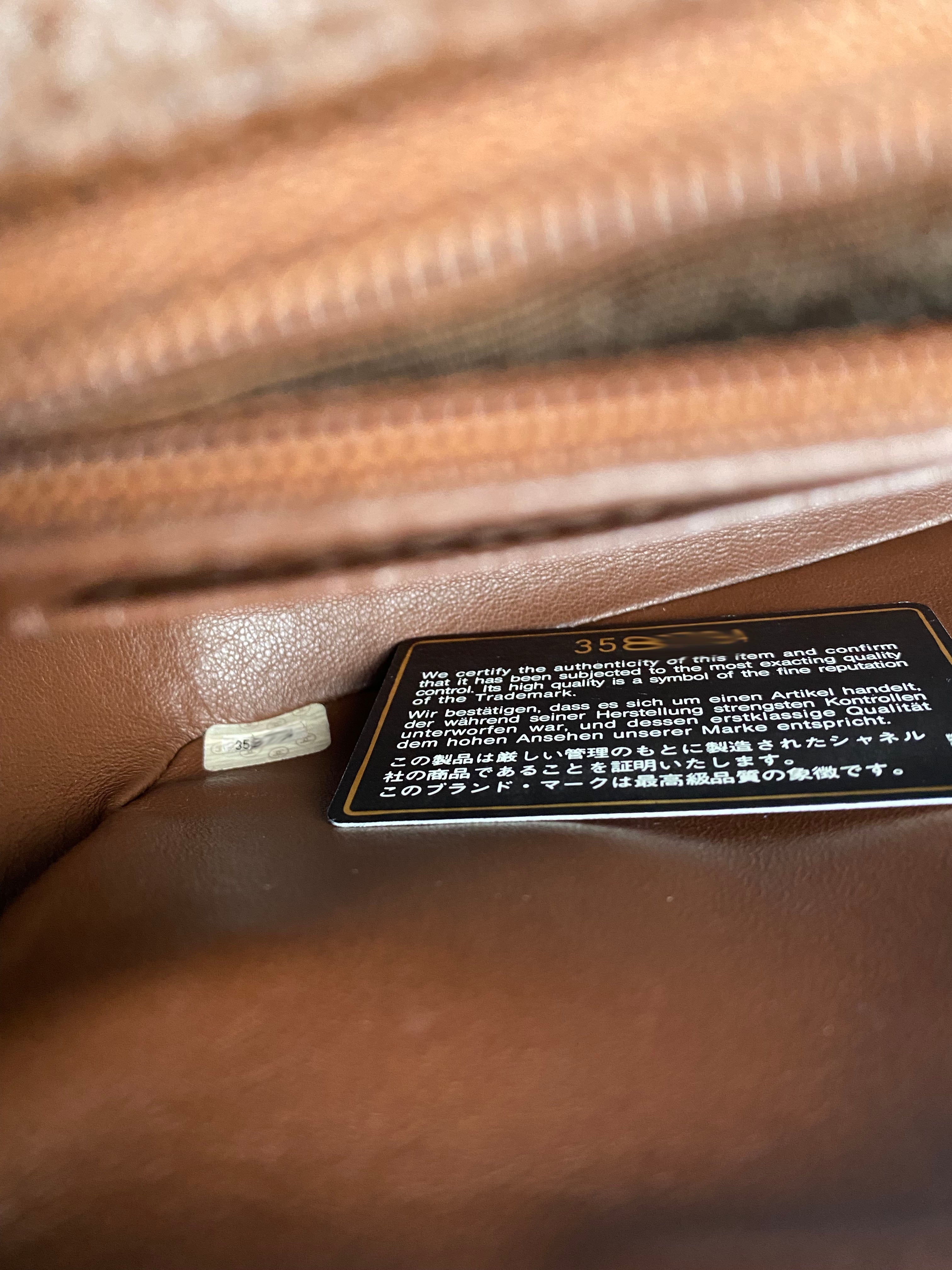Chanel Brown Small Vintage Flap Bag