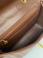 Chanel Brown Small Vintage Flap Bag