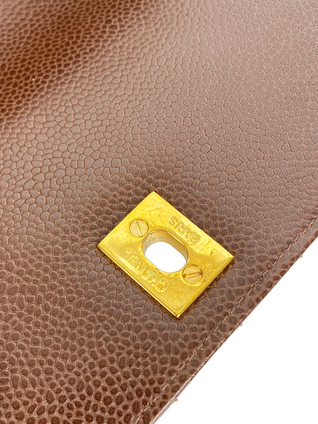 Chanel Brown Small Vintage Flap Bag