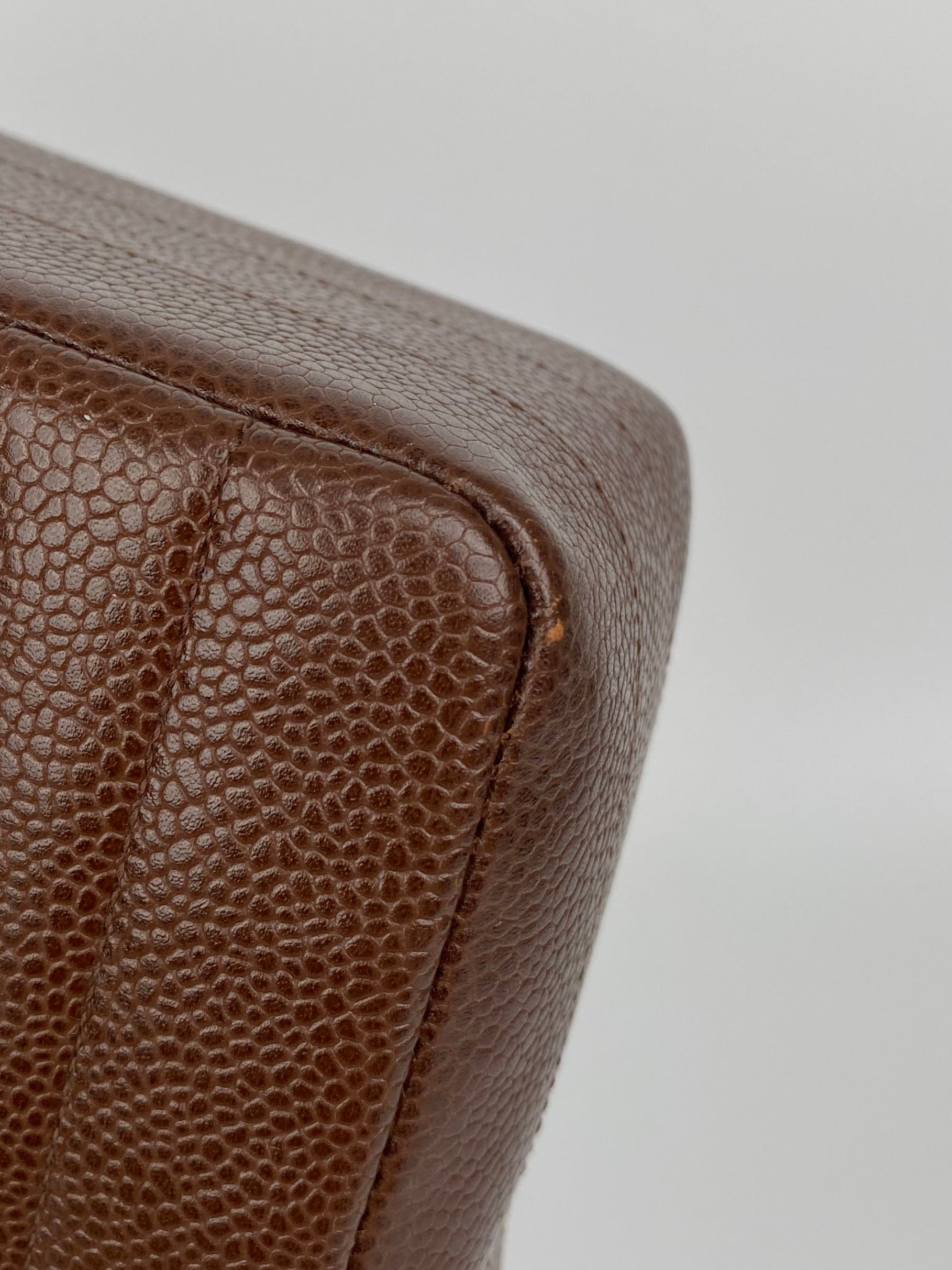 Chanel Brown Small Vintage Flap Bag