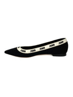 Dior Black J'adior Ballet Flats 40