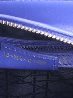 Dior Blue Medium Lady Dior Bag