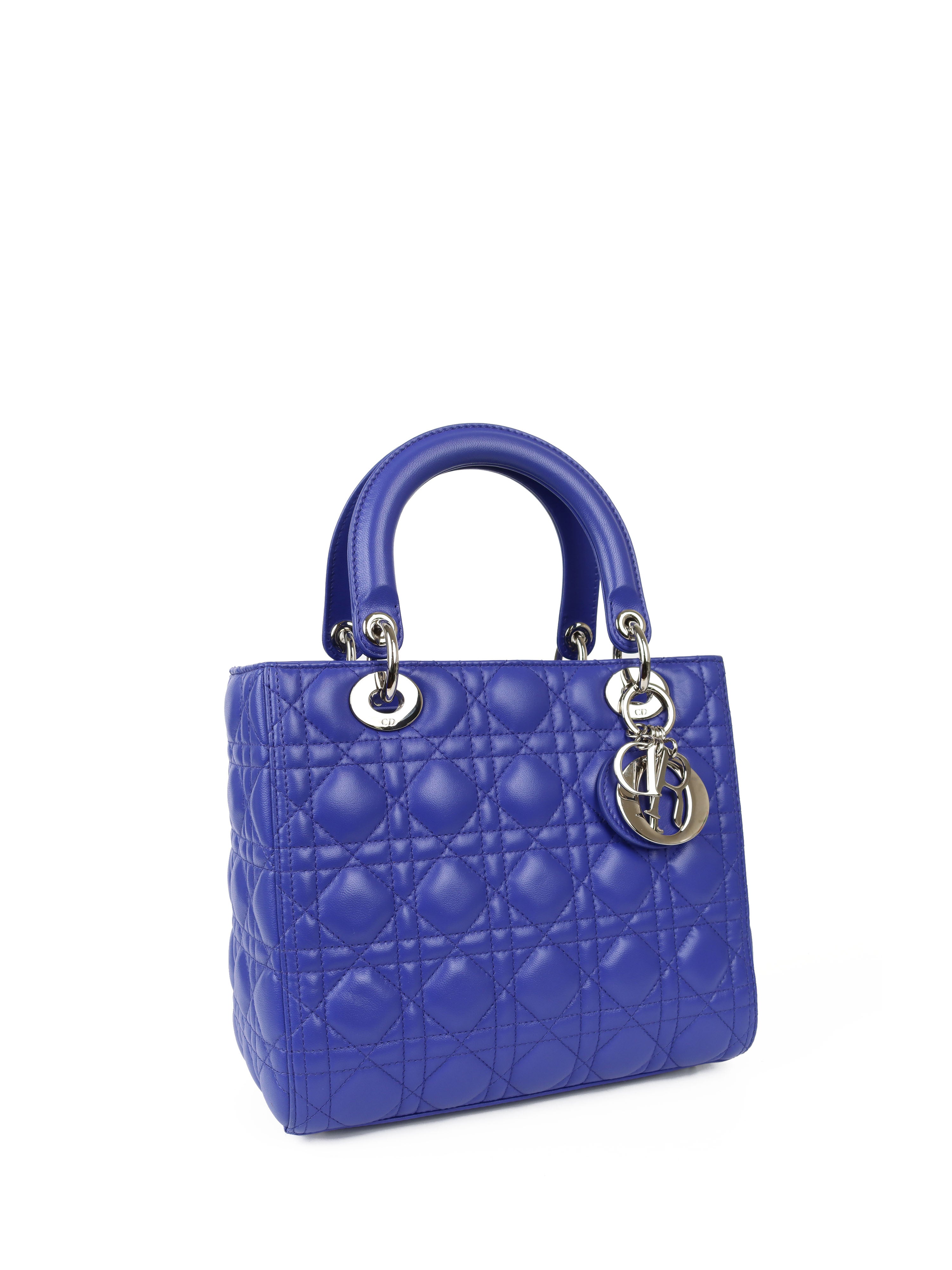 Dior Blue Medium Lady Dior Bag