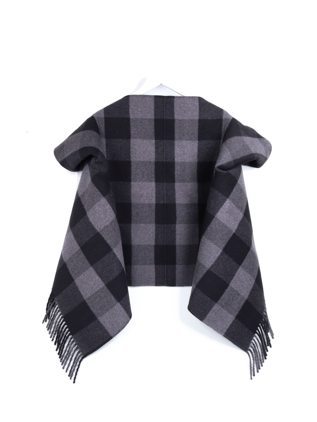 Dior Grey Check Fantaisie Scarf Jacket S