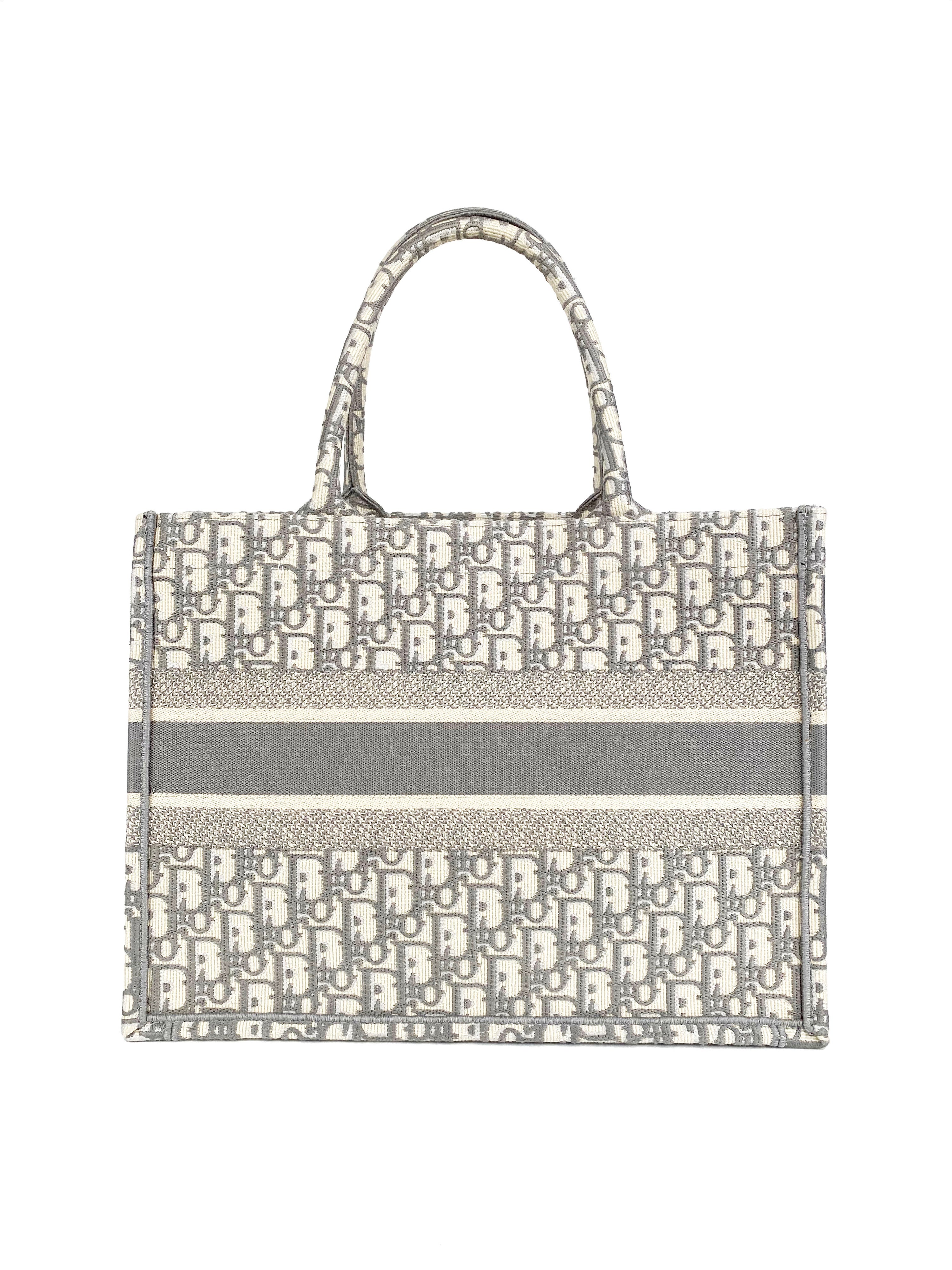 Dior Grey Oblique Small Book Tote – Votre Luxe