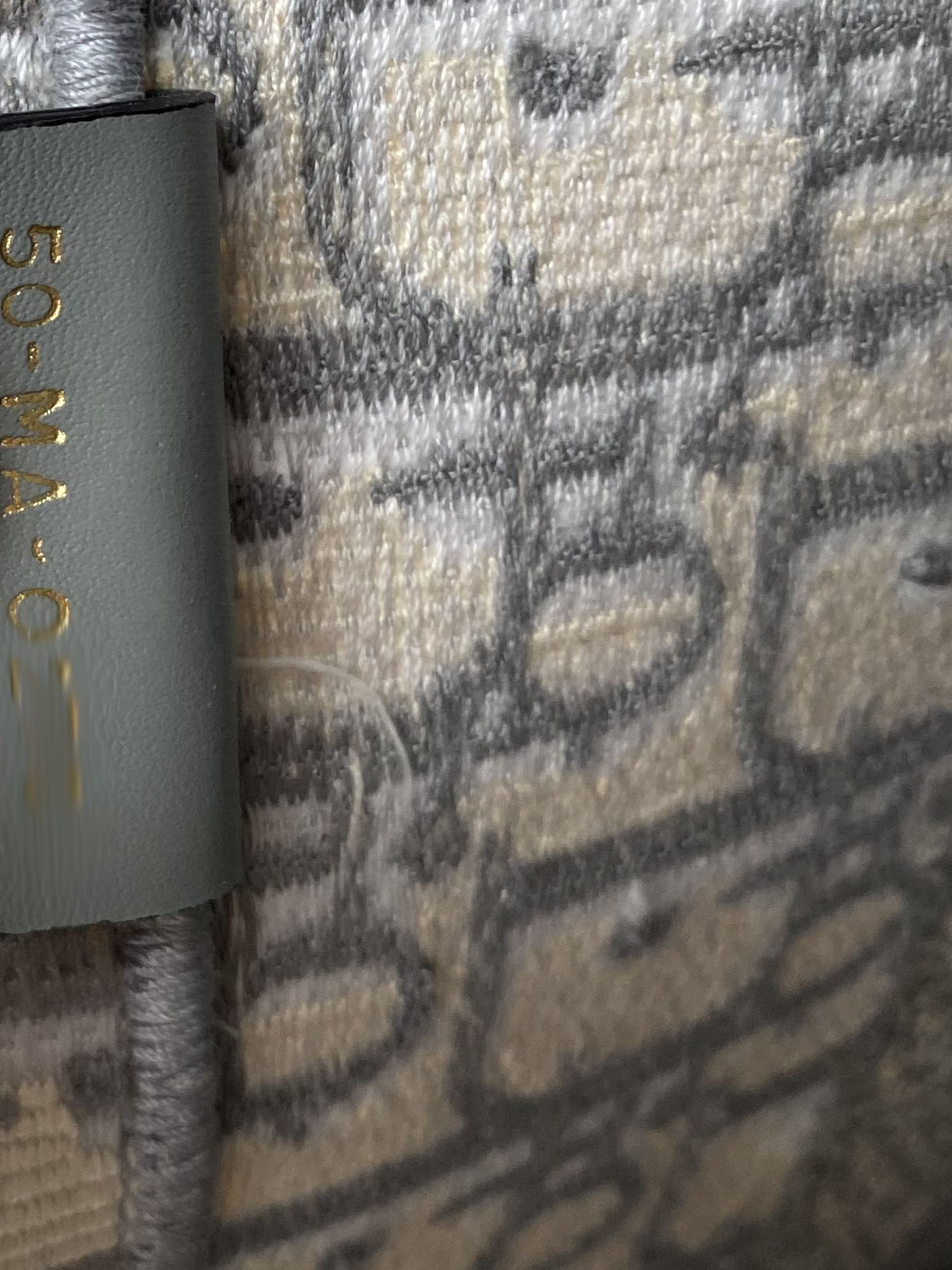 Dior Grey Oblique Small Book Tote