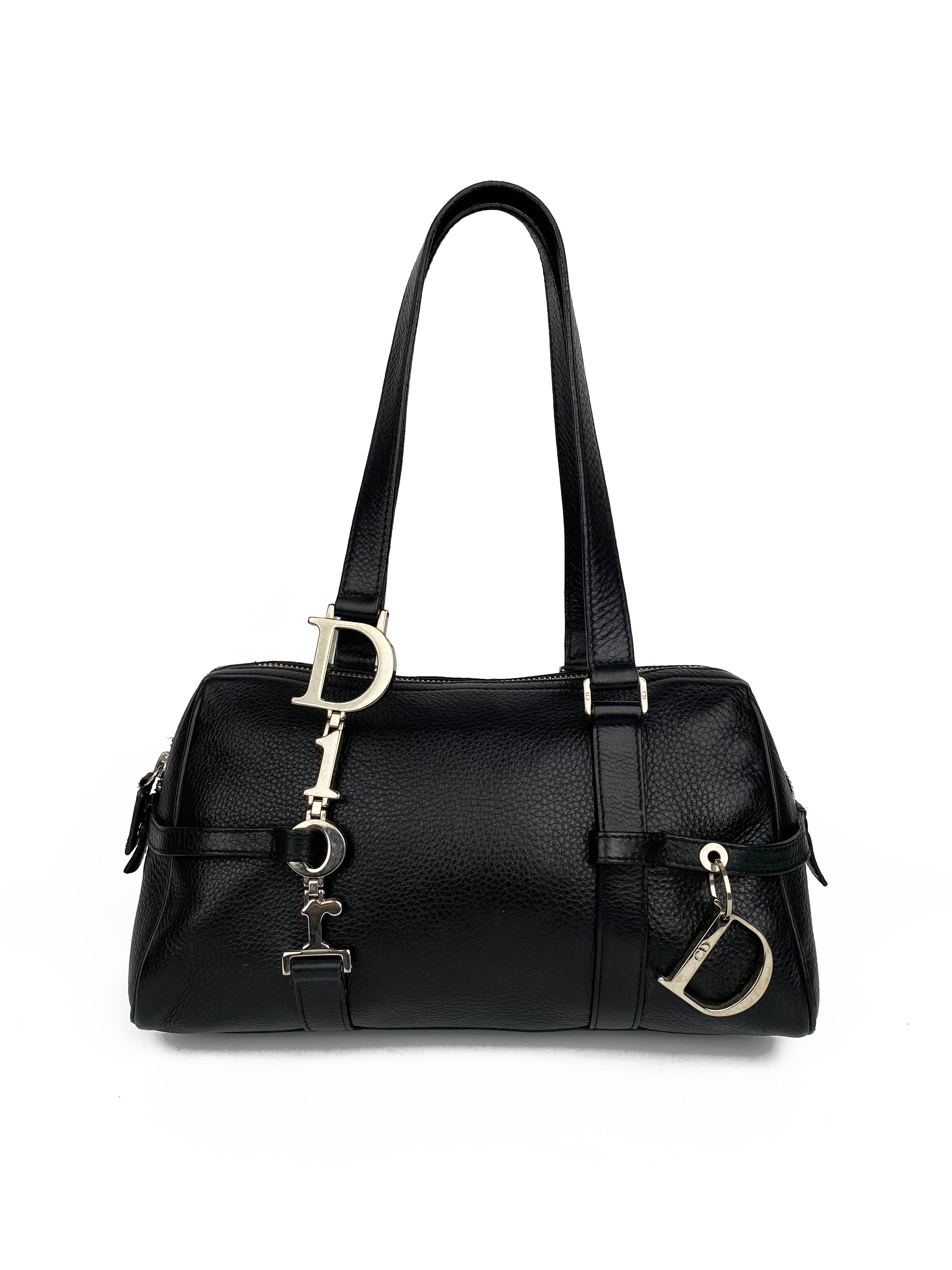 Dior Vintage Black Shoulder Bag