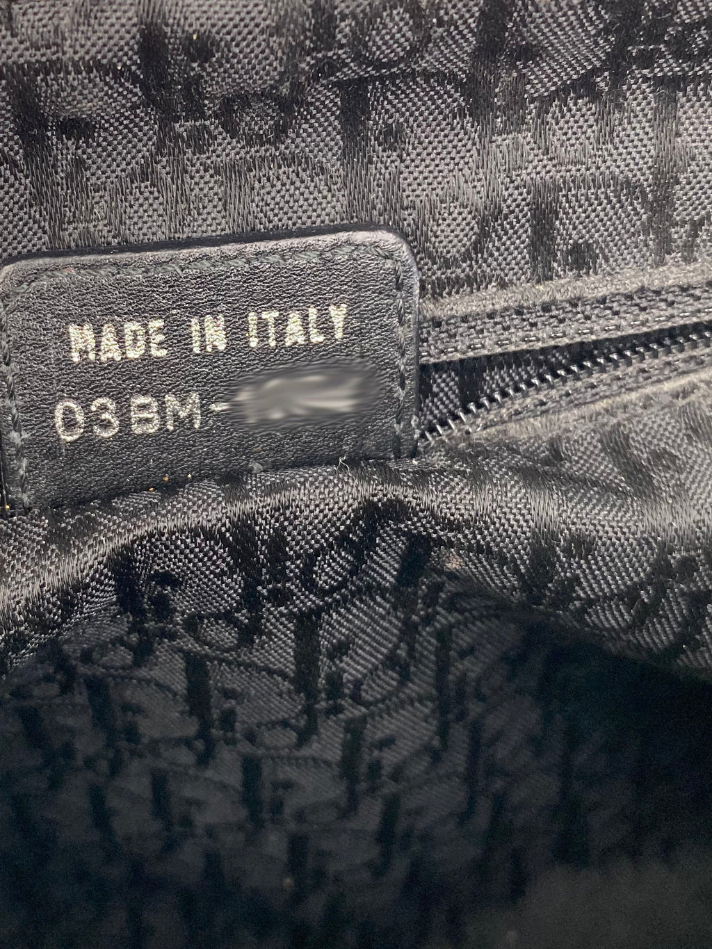 Dior Vintage Black Shoulder Bag