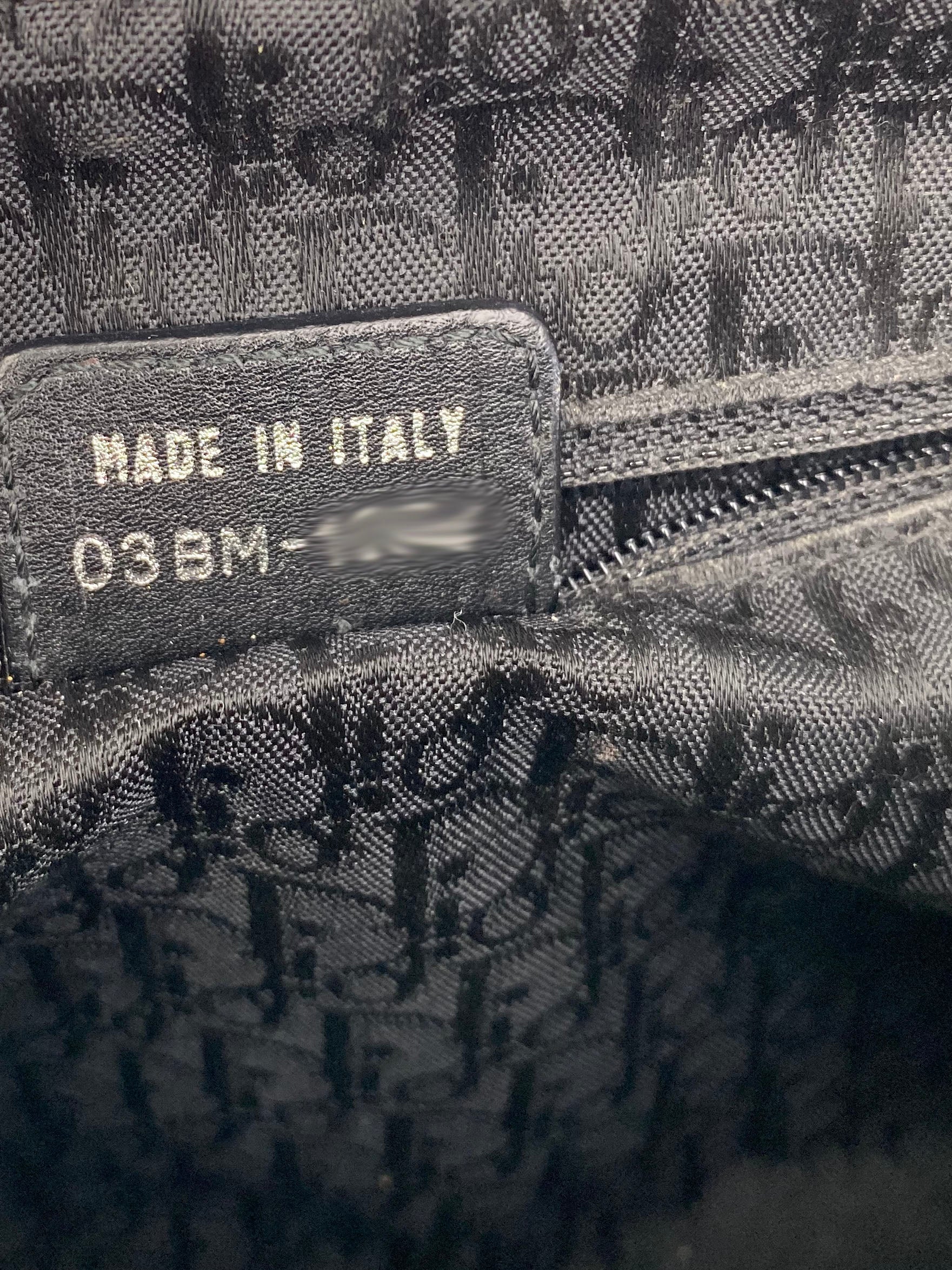 Dior Vintage Black Shoulder Bag