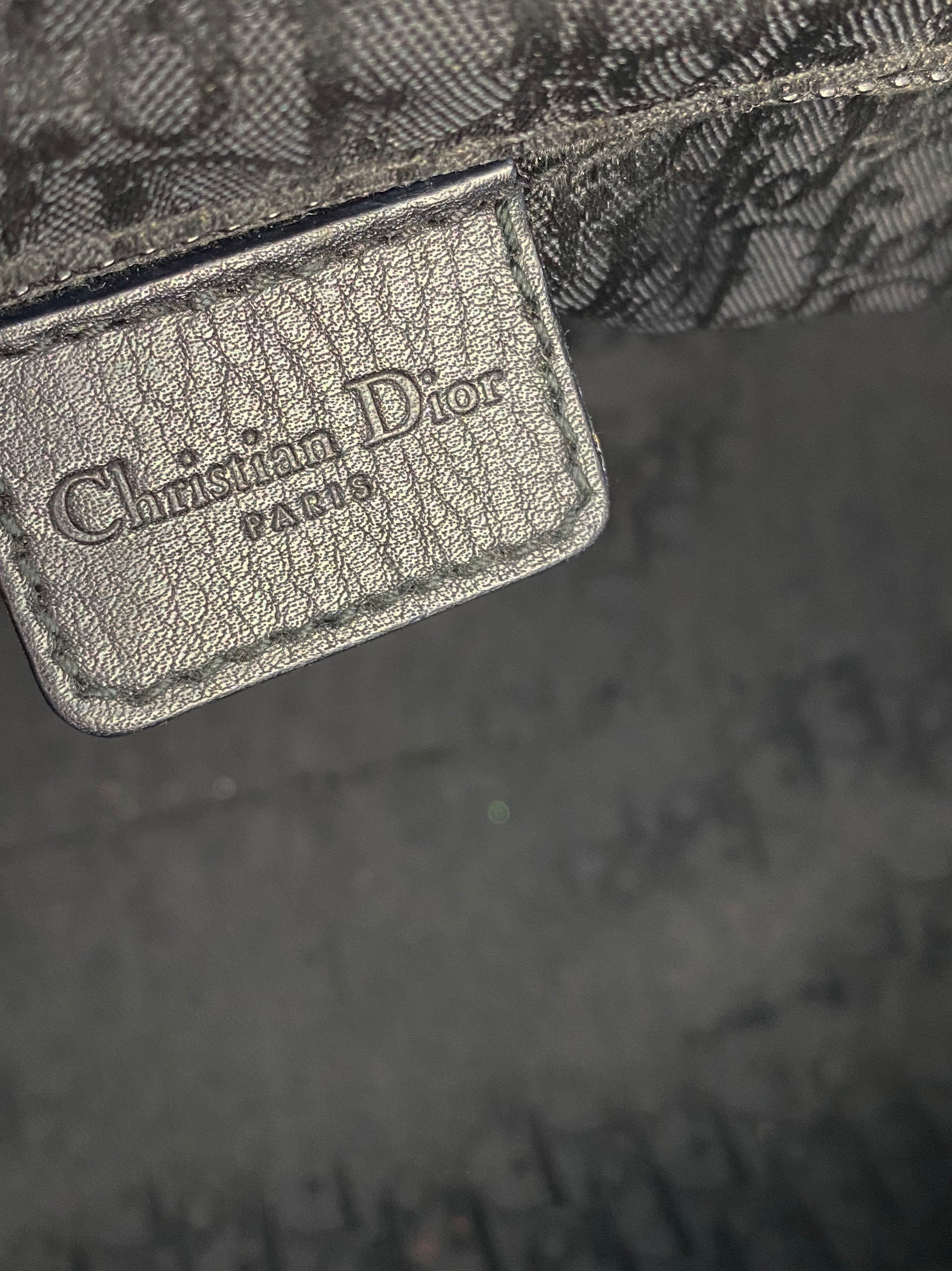 Dior Vintage Black Shoulder Bag