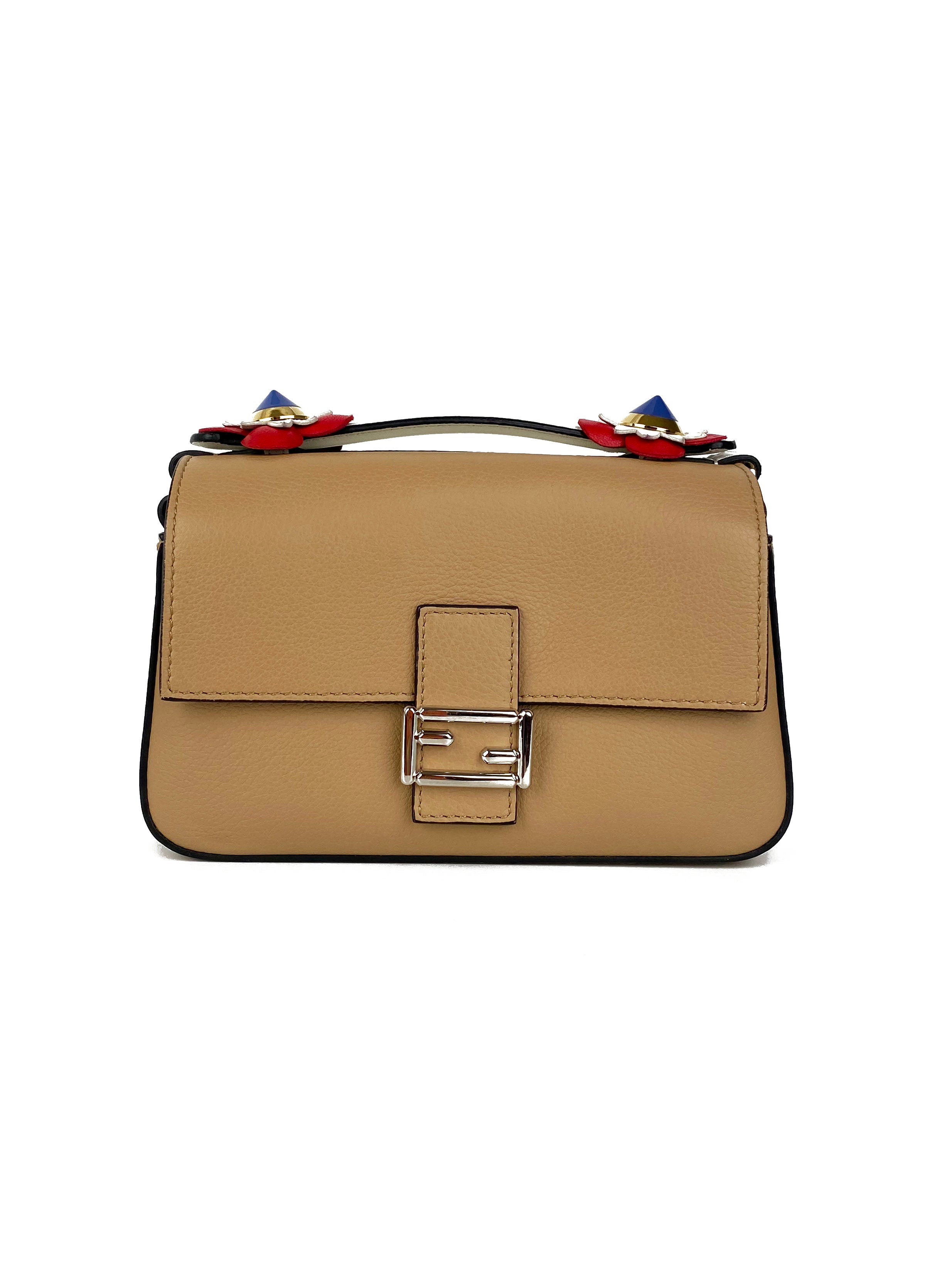 Fendi double micro hot sale baguette bag