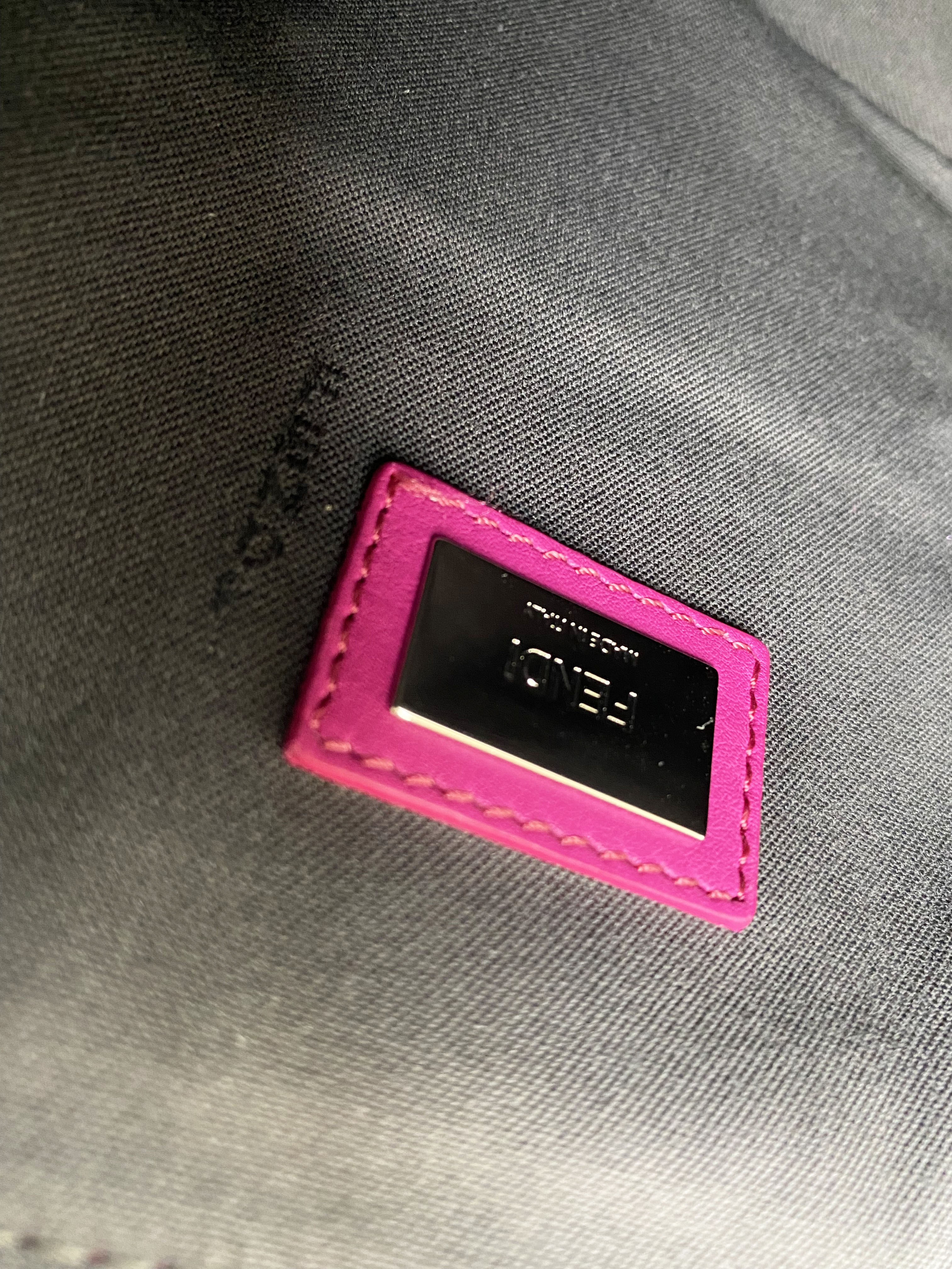 Fendi Magenta 3 Baguette Bag