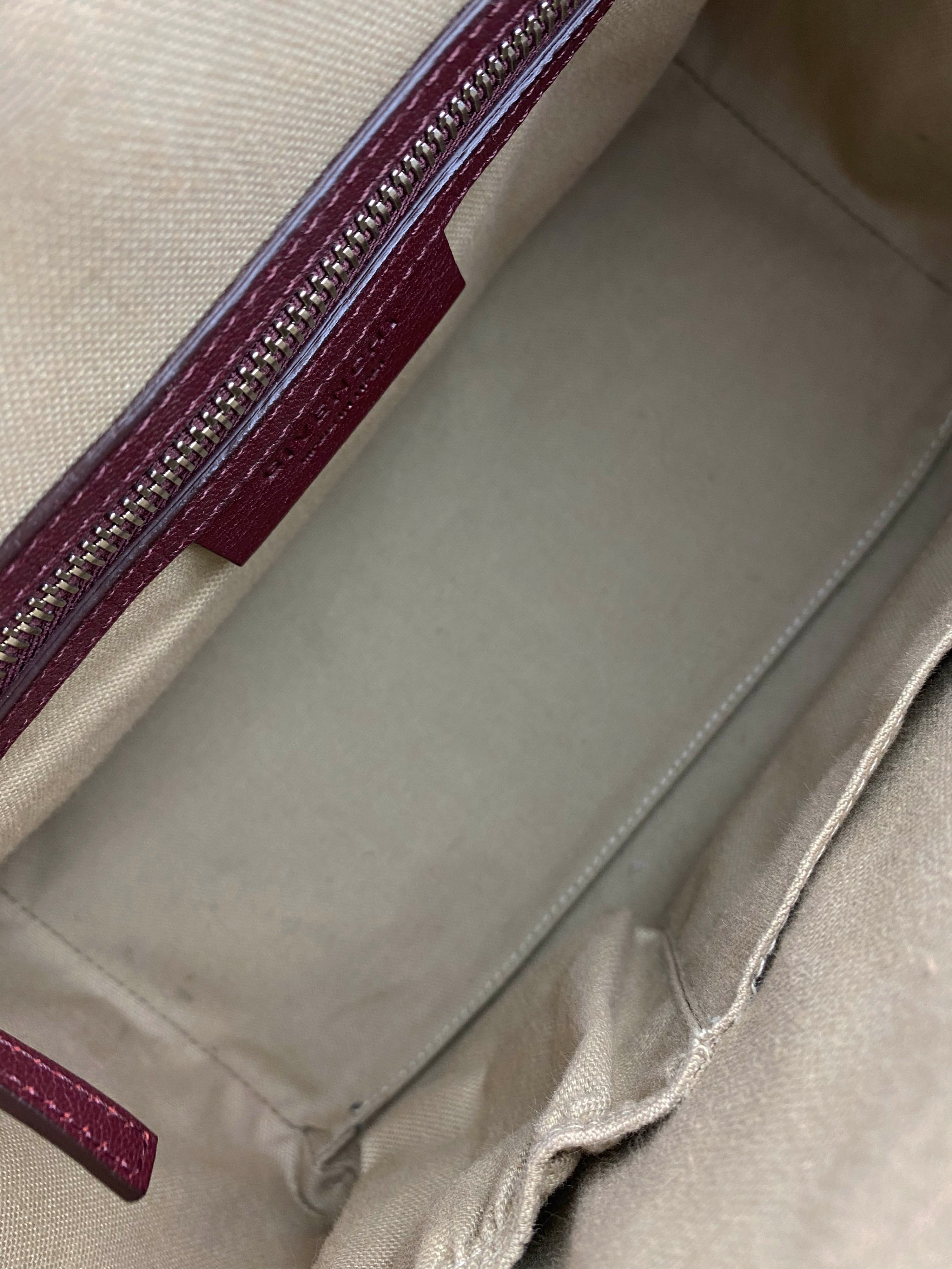 Givenchy Aubergine Small Antigona Bag