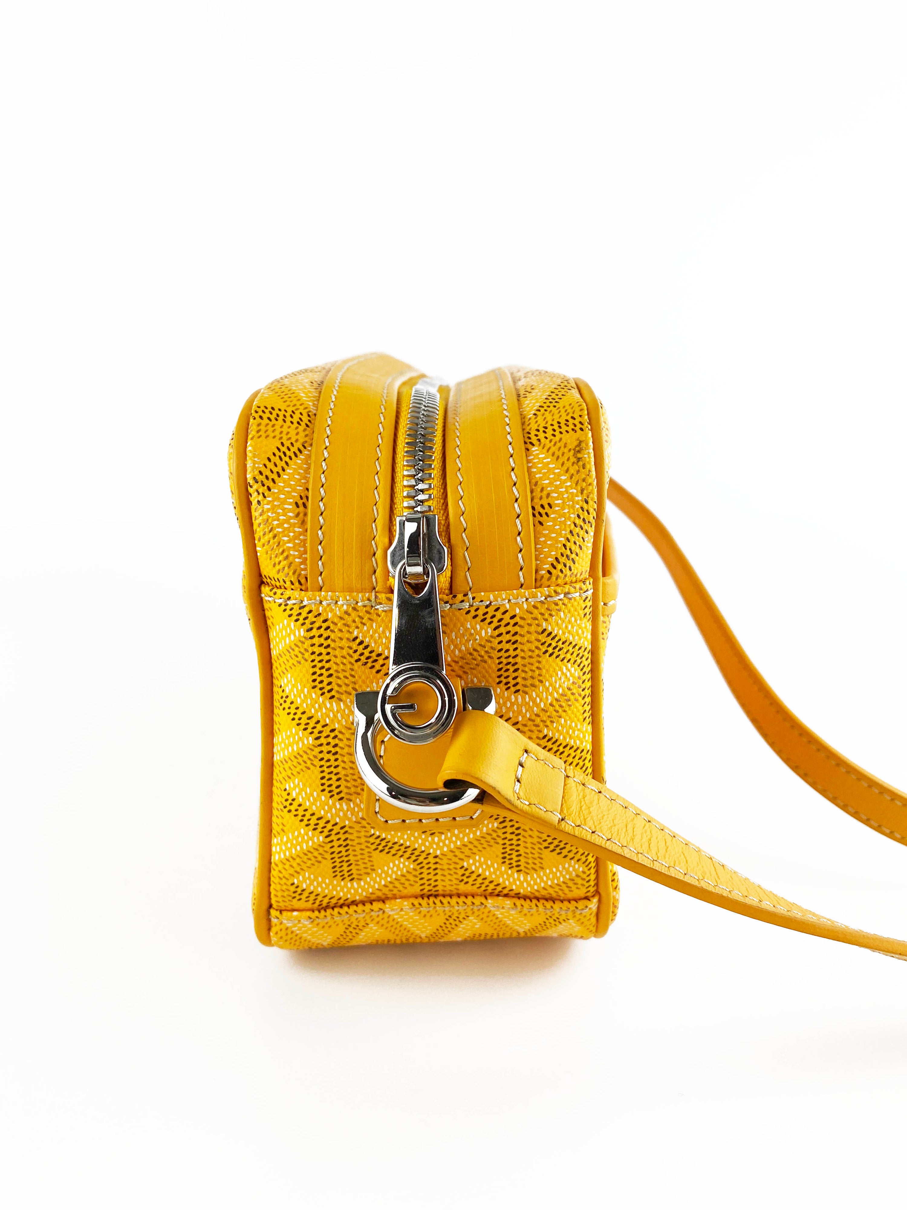 Goyard Yellow Sac Cap Vert Crossbody Bag