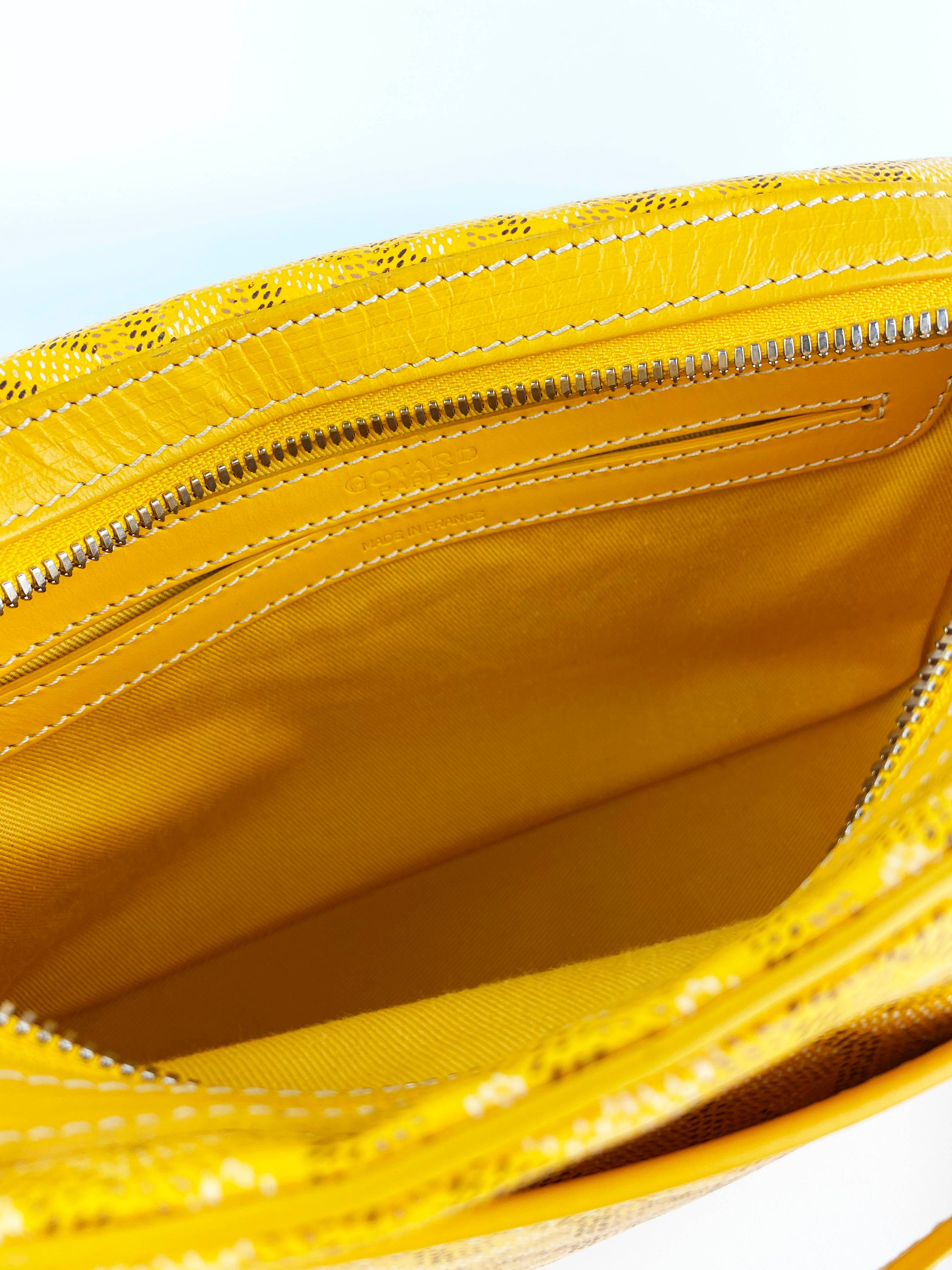 Goyard Yellow Sac Cap Vert Crossbody Bag