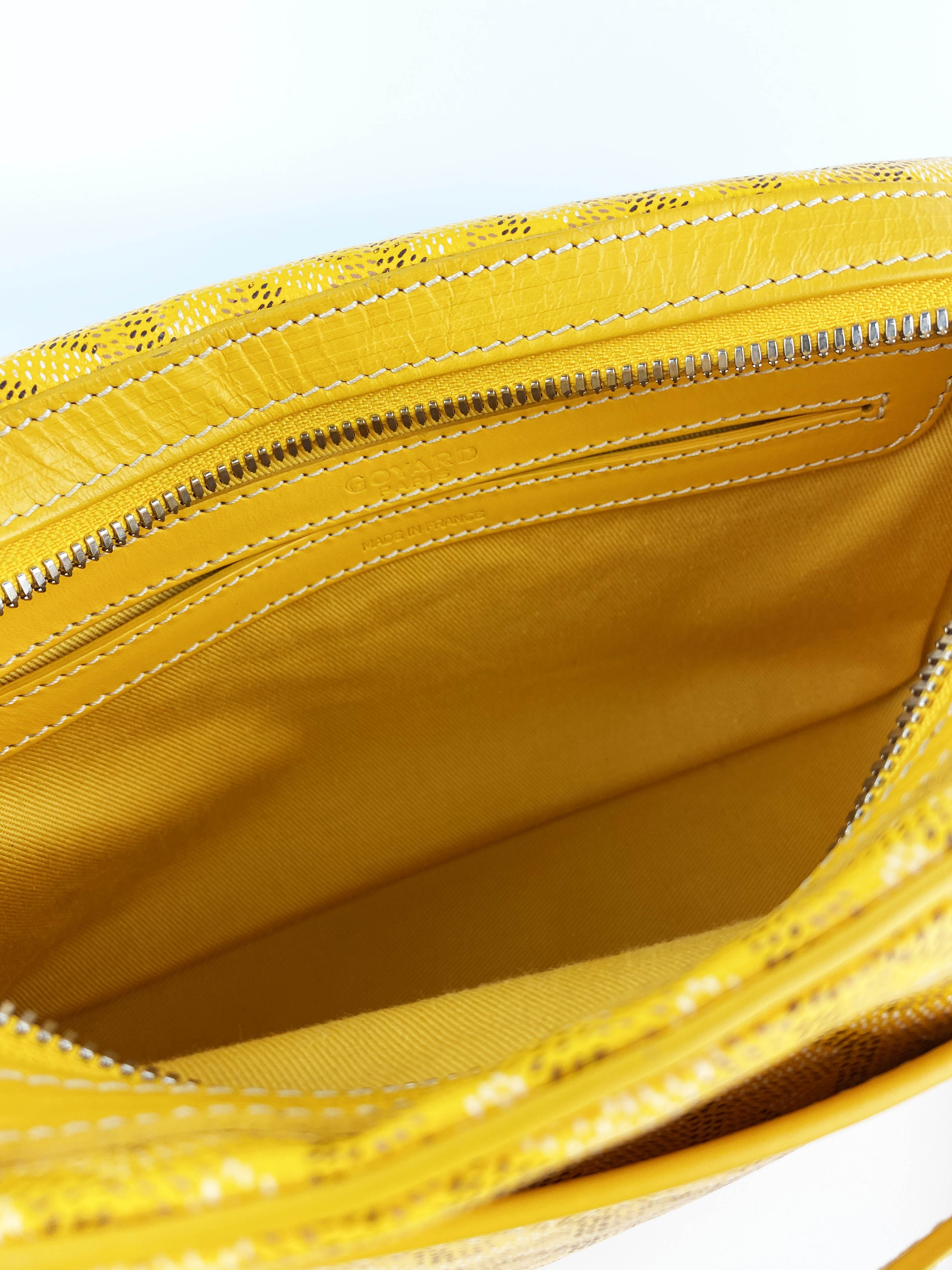 Goyard Yellow Sac Cap Vert Crossbody Bag