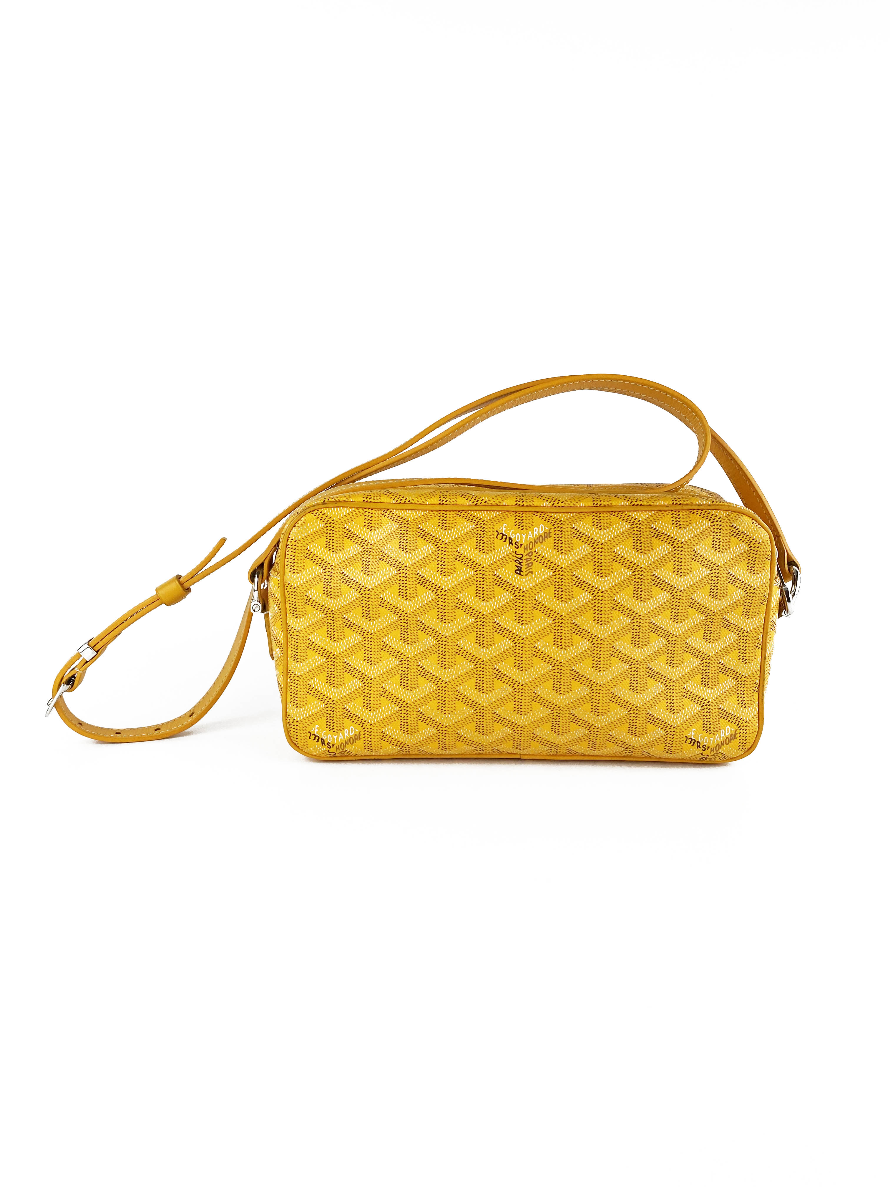 Goyard Yellow Sac Cap Vert Crossbody Bag