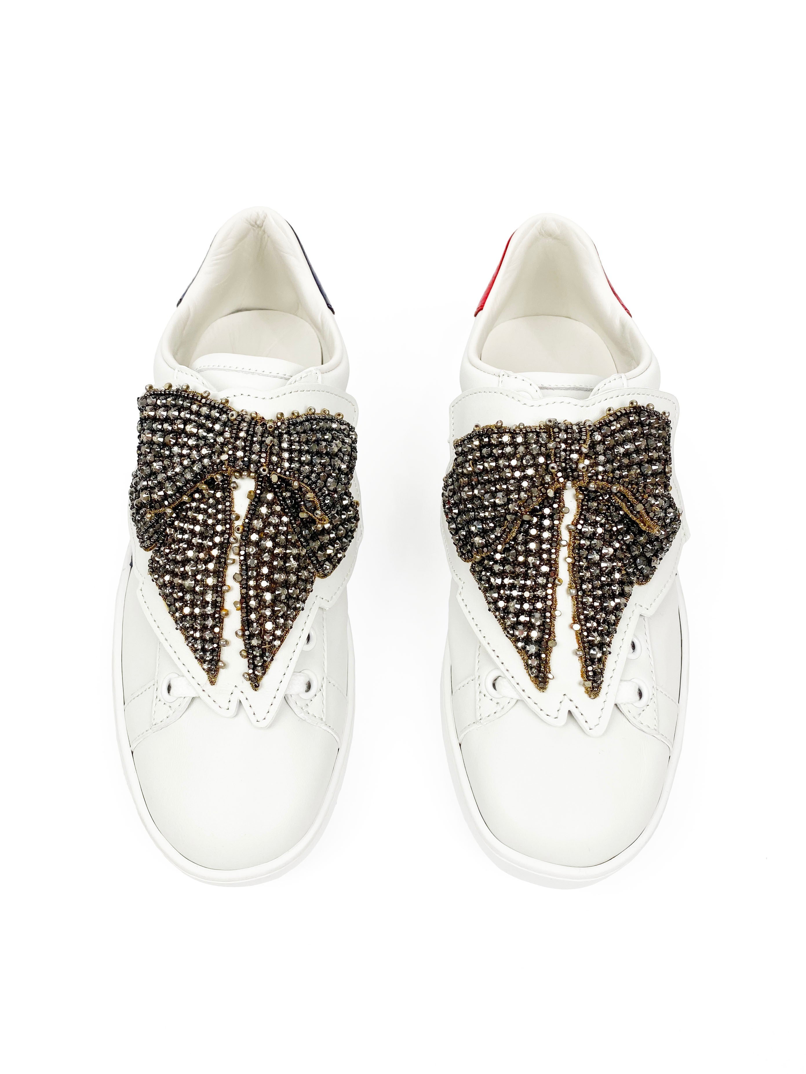 Gucci hot sale sneakers bow