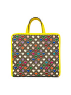 Gucci Beige GG Supreme Heart Print Tote