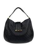 Gucci Black Guccissima Hobo Bag