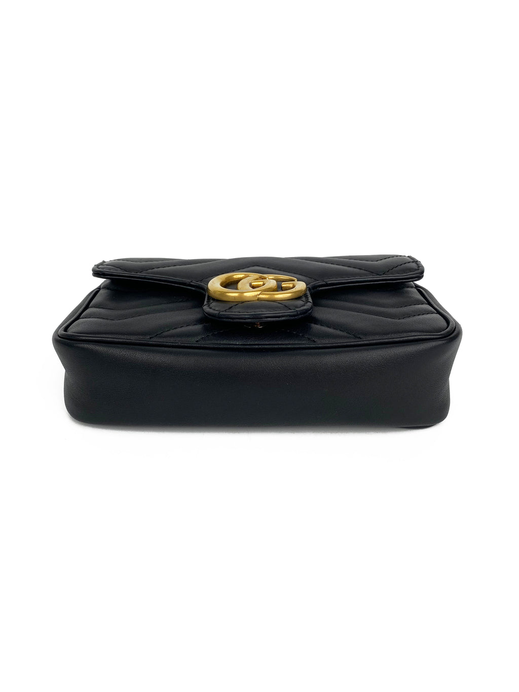 Gucci Black Super Mini Marmont Bag