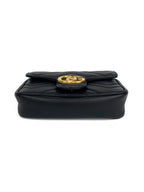 Gucci Black Super Mini Marmont Bag