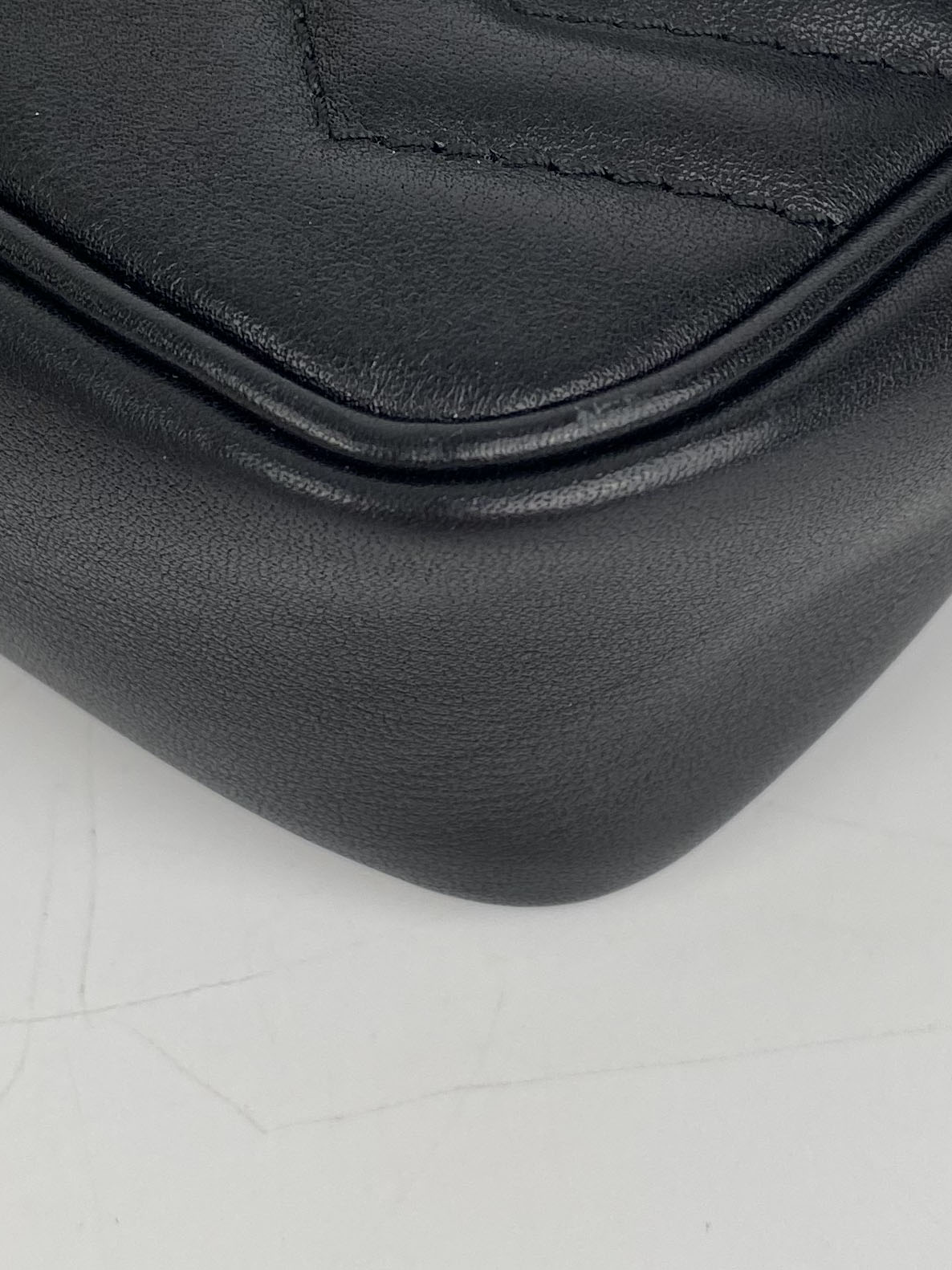 Gucci Black Super Mini Marmont Bag