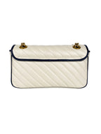Gucci GG Marmont Torchon White & Blue Shoulder Bag