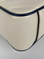 Gucci GG Marmont Torchon White & Blue Shoulder Bag