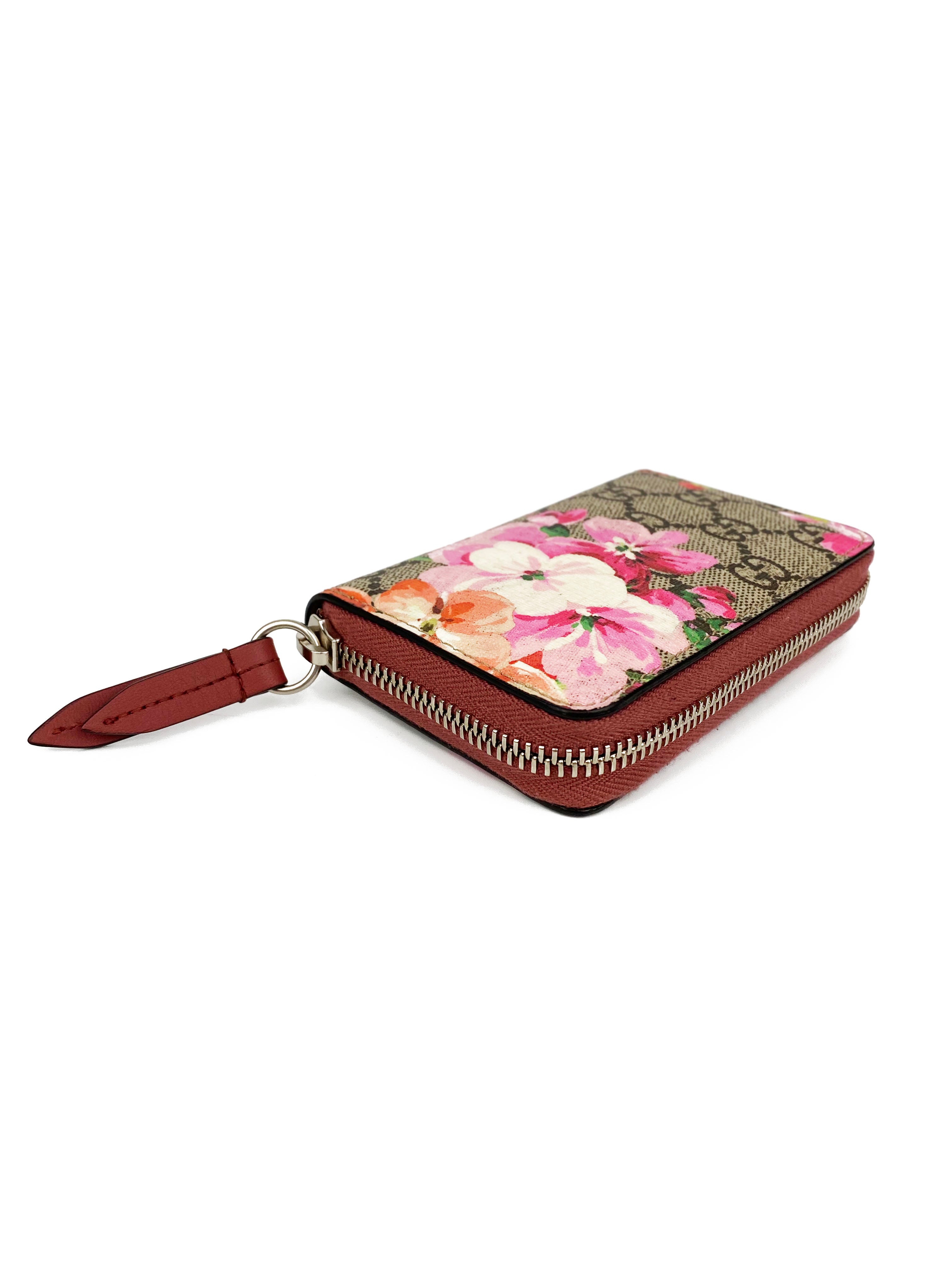 Gucci GG Supreme Blooms Card Case Votre Luxe