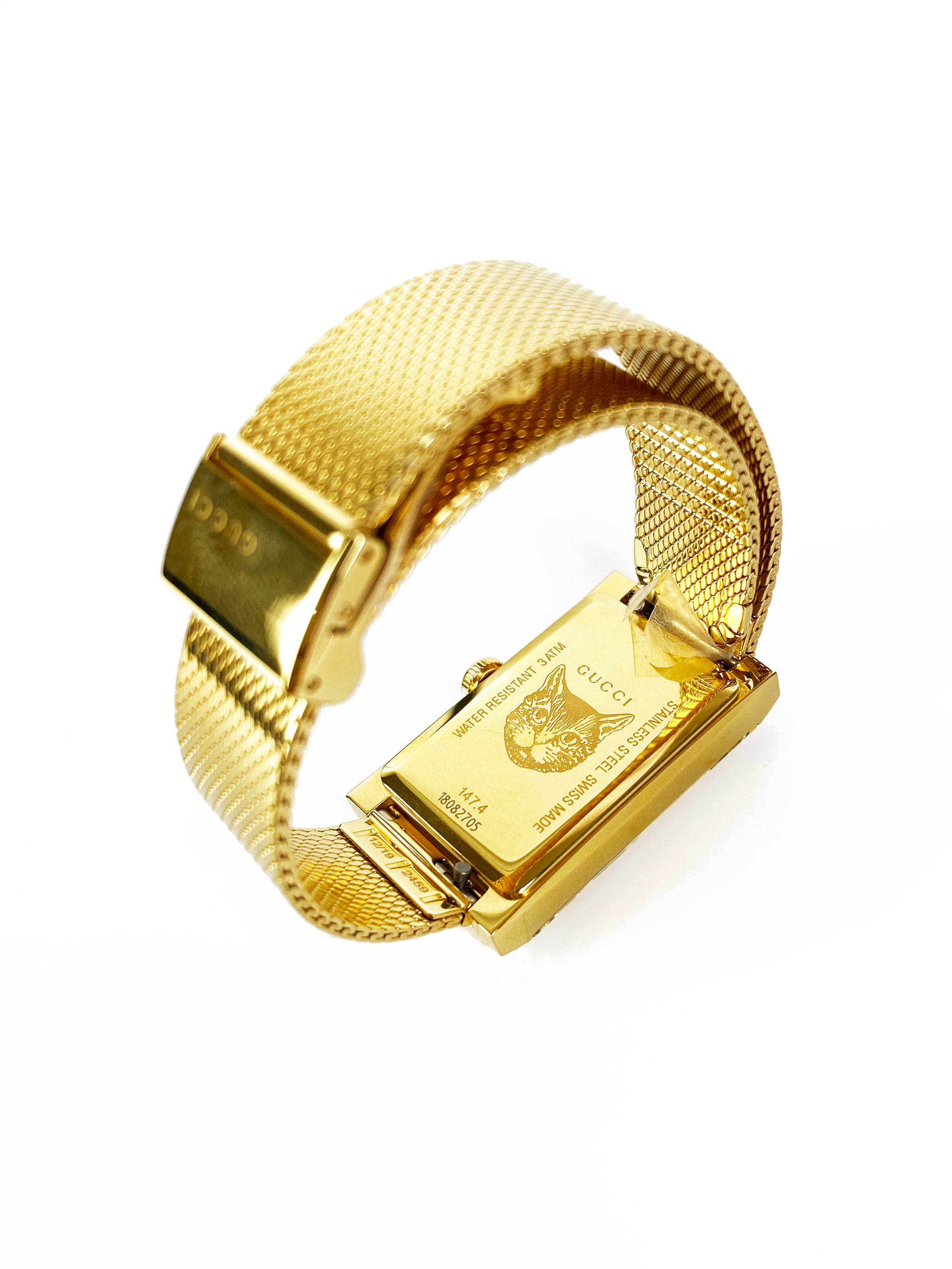 Gucci Gold G-Frame Watch