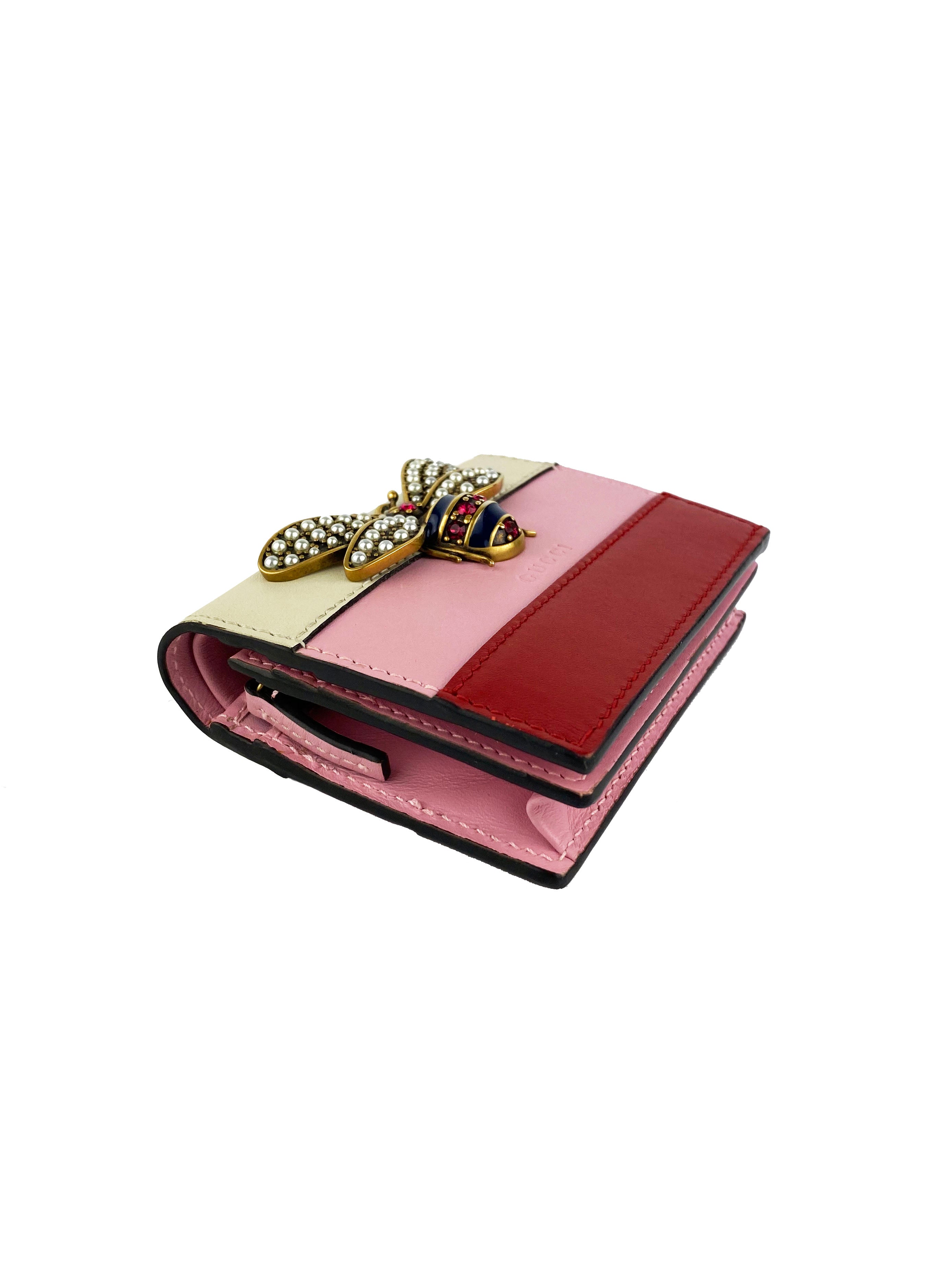 Gucci Lilith Bee Compact Wallet