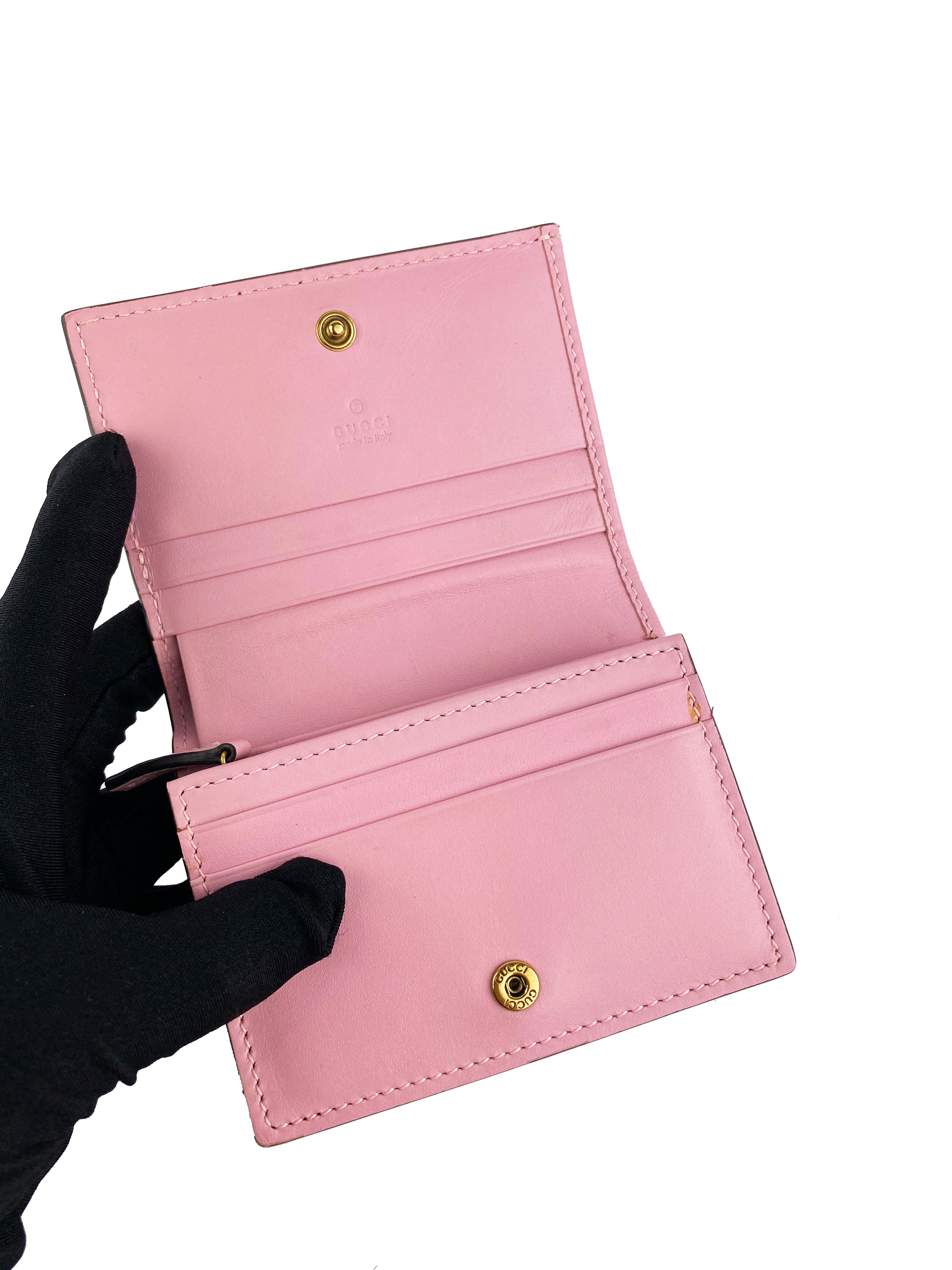 Gucci Lilith Bee Compact Wallet