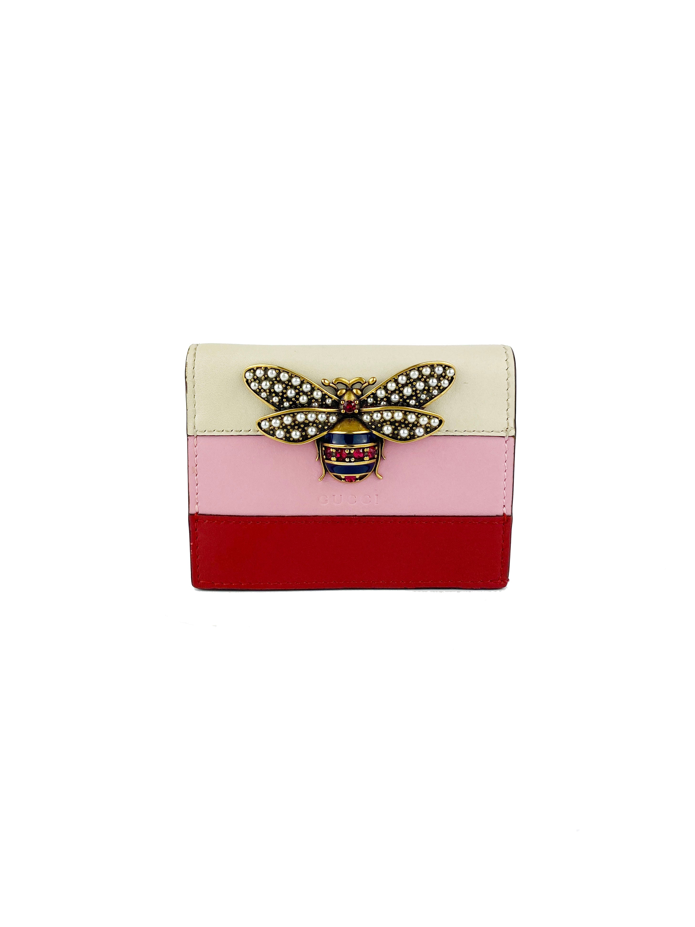 Gucci Lilith Bee Compact Wallet