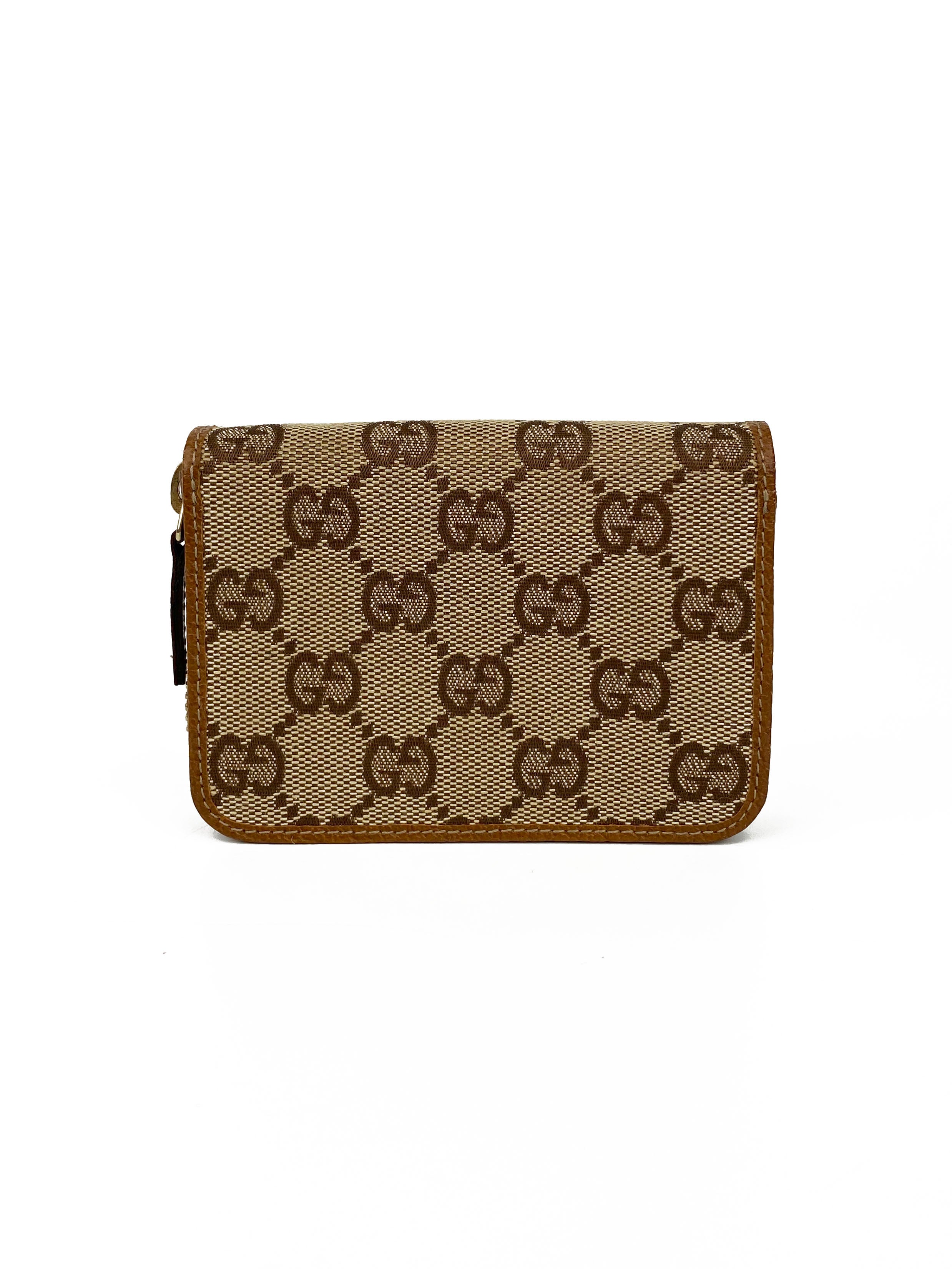 Gucci Monogram Zipped Cardholder