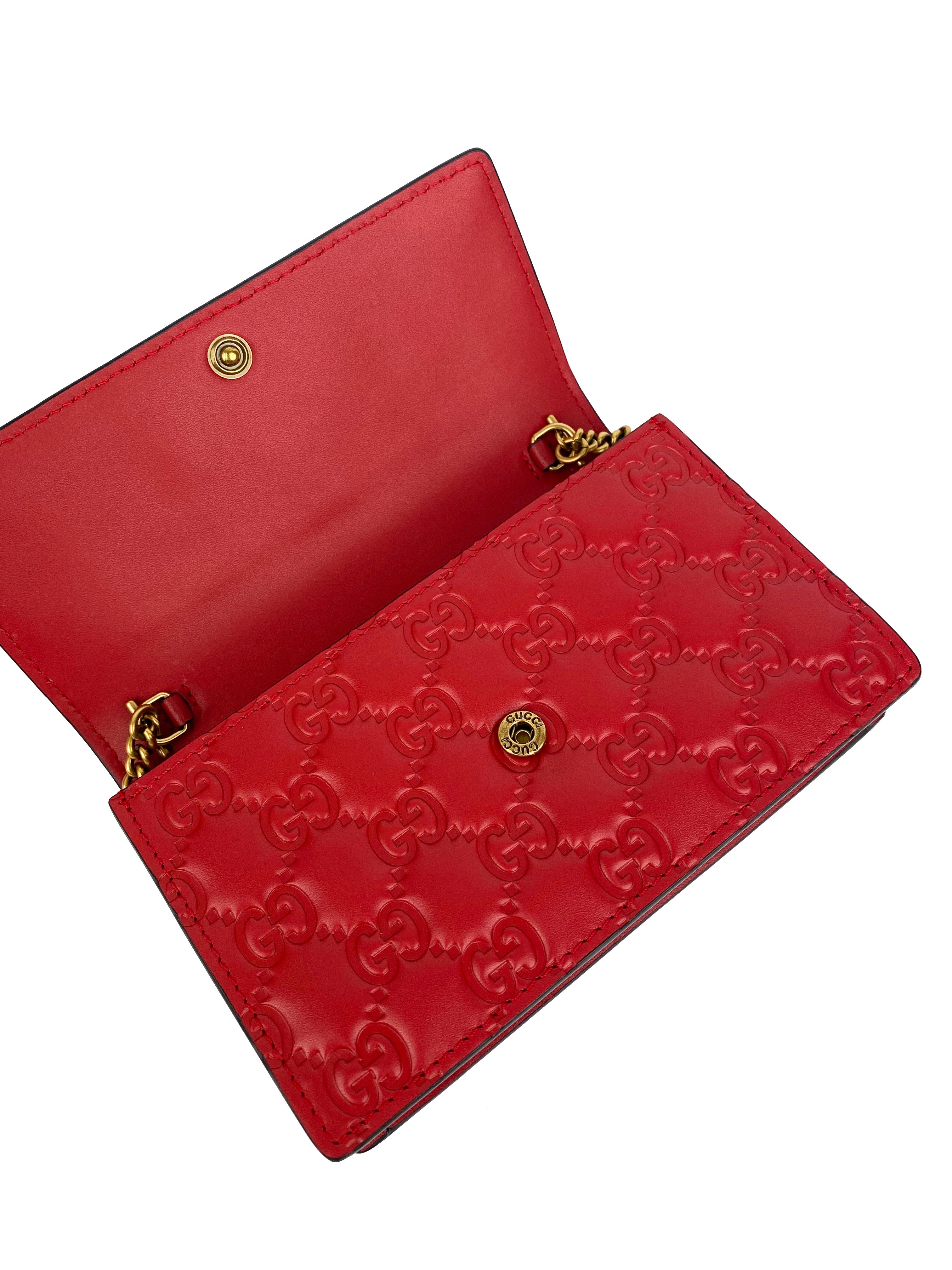 Gucci Red Mini Cherries Supreme Bag Votre Luxe