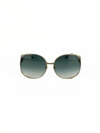 Gucci Round Metal Frame Sunglasses
