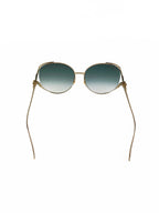 Gucci Round Metal Frame Sunglasses