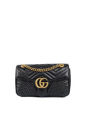 Gucci Small Black GG Marmont Bag