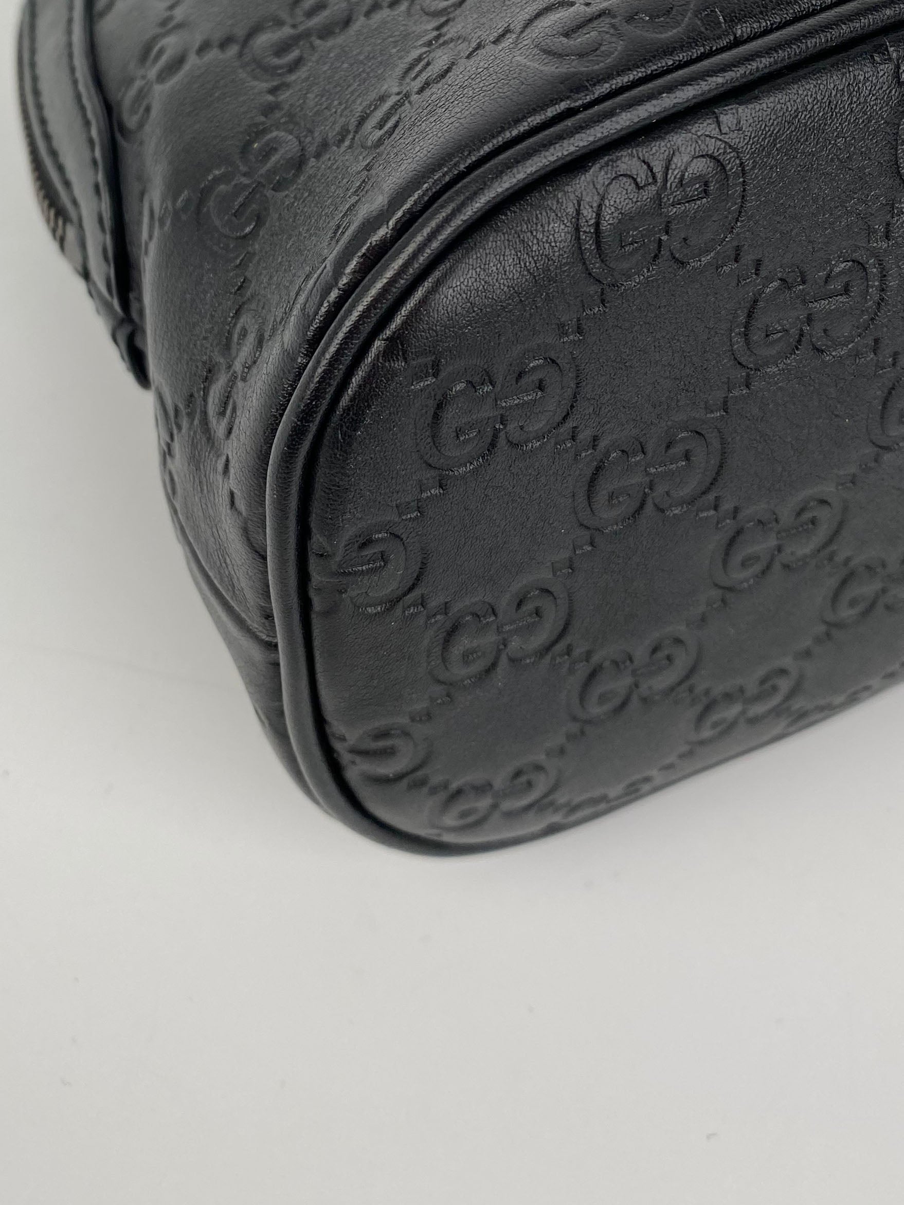 Gucci Small Black GG Shoulder Bag